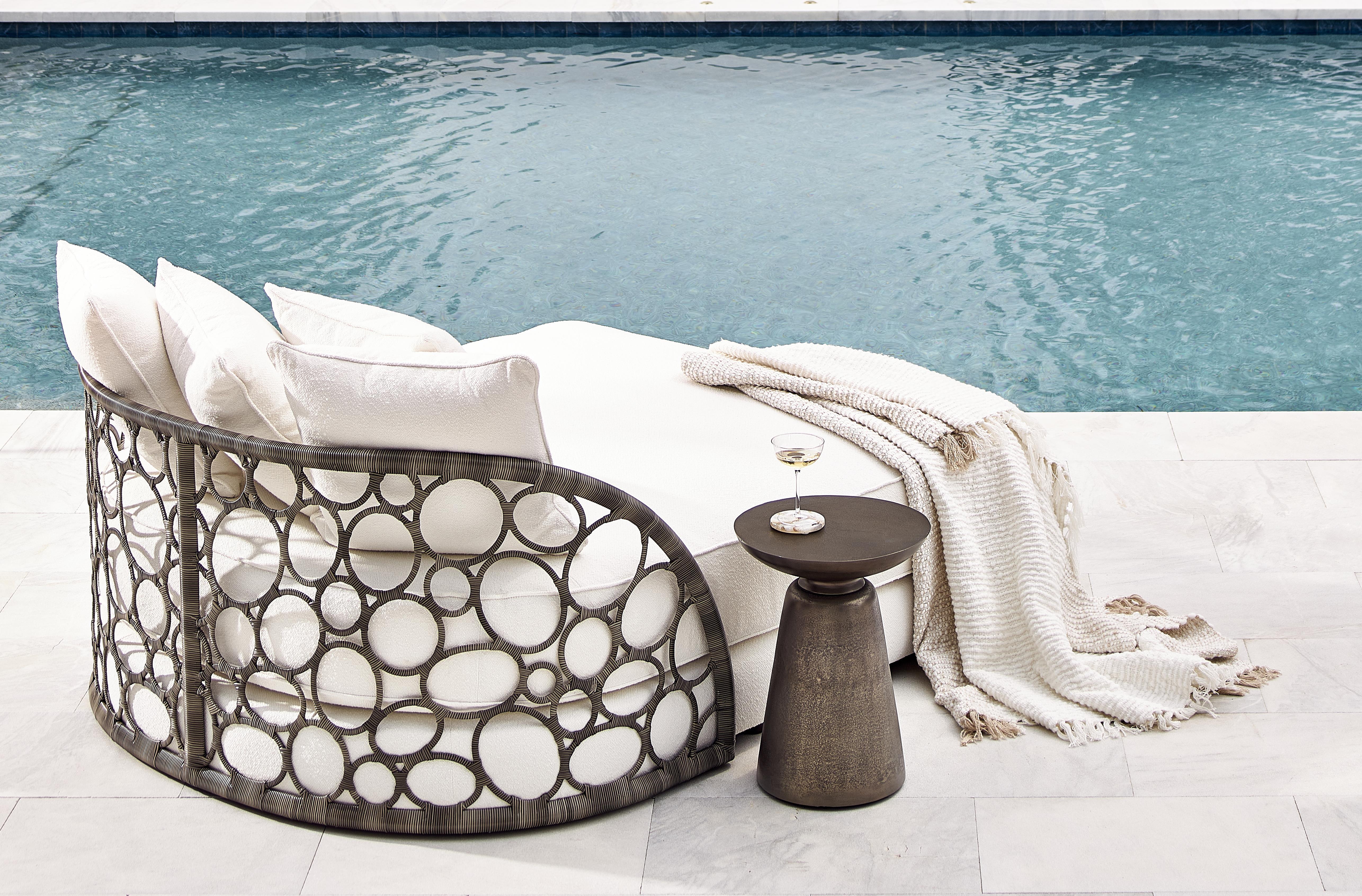 Catalan Outdoor Accent Table - Image 2
