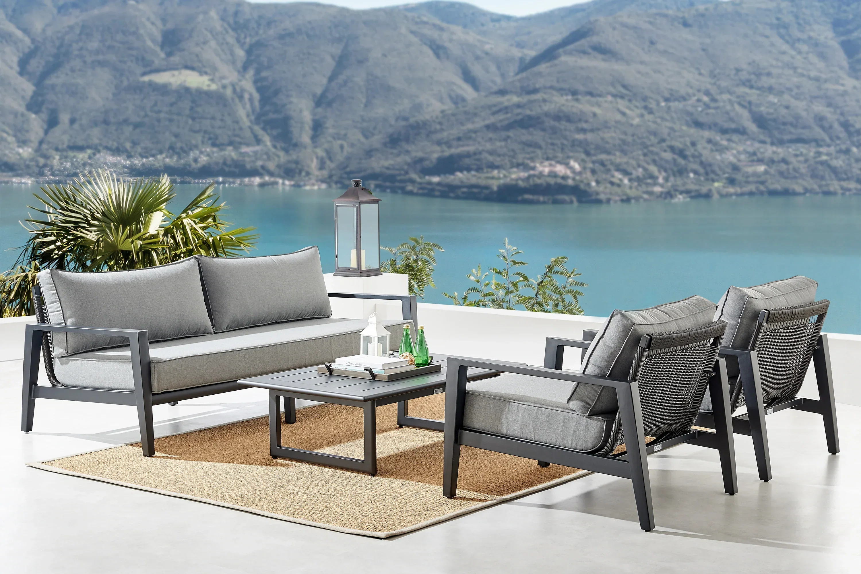 Cayman 4 Piece Outdoor Seating Set - Image 2