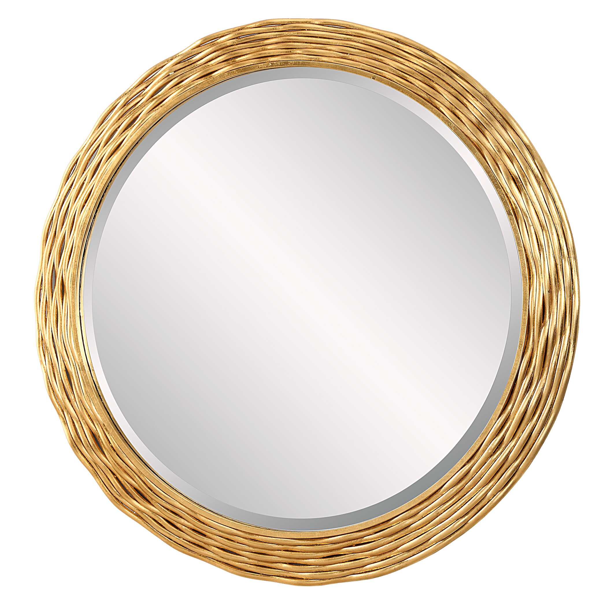 Celeste Gold Round Mirror - Image 4