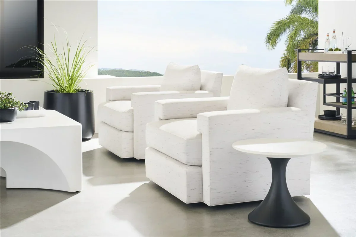 Chadwick Outdoor Round End Table - Image 2