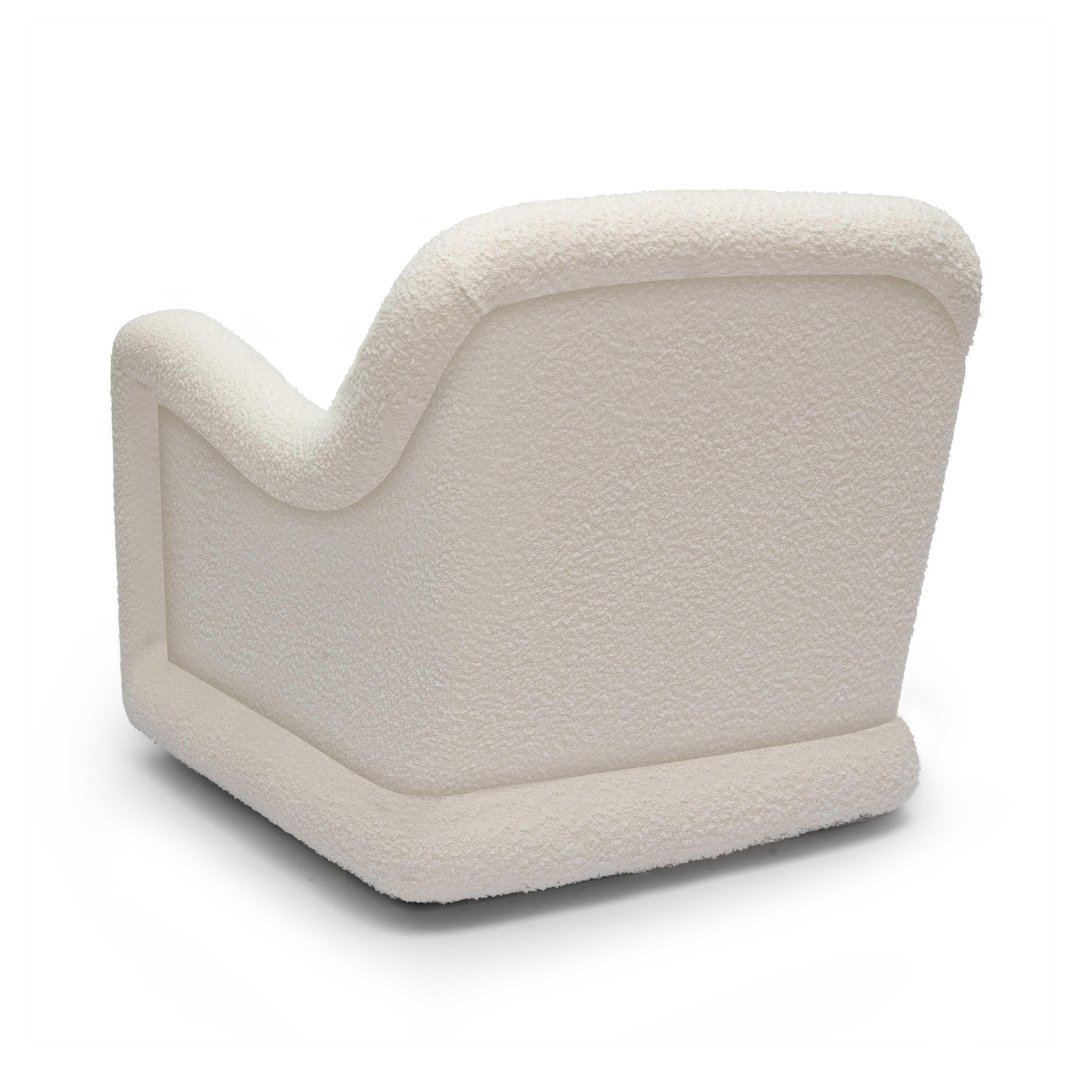 Charli Performance Boucle Swivel Chair - Image 4