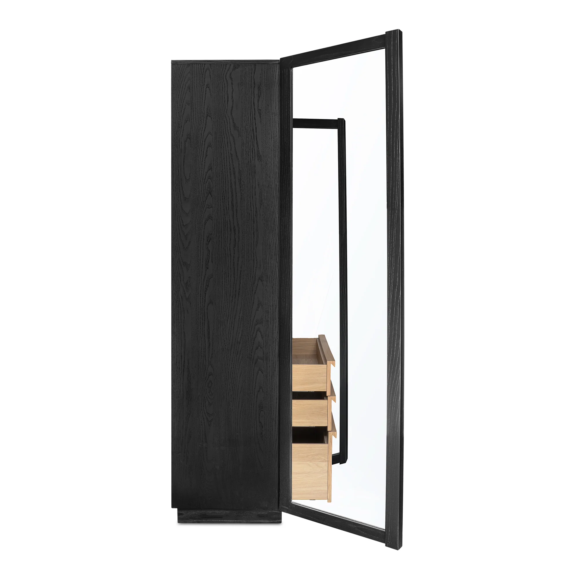 Charlotte Tall Cabinet Black - Image 8