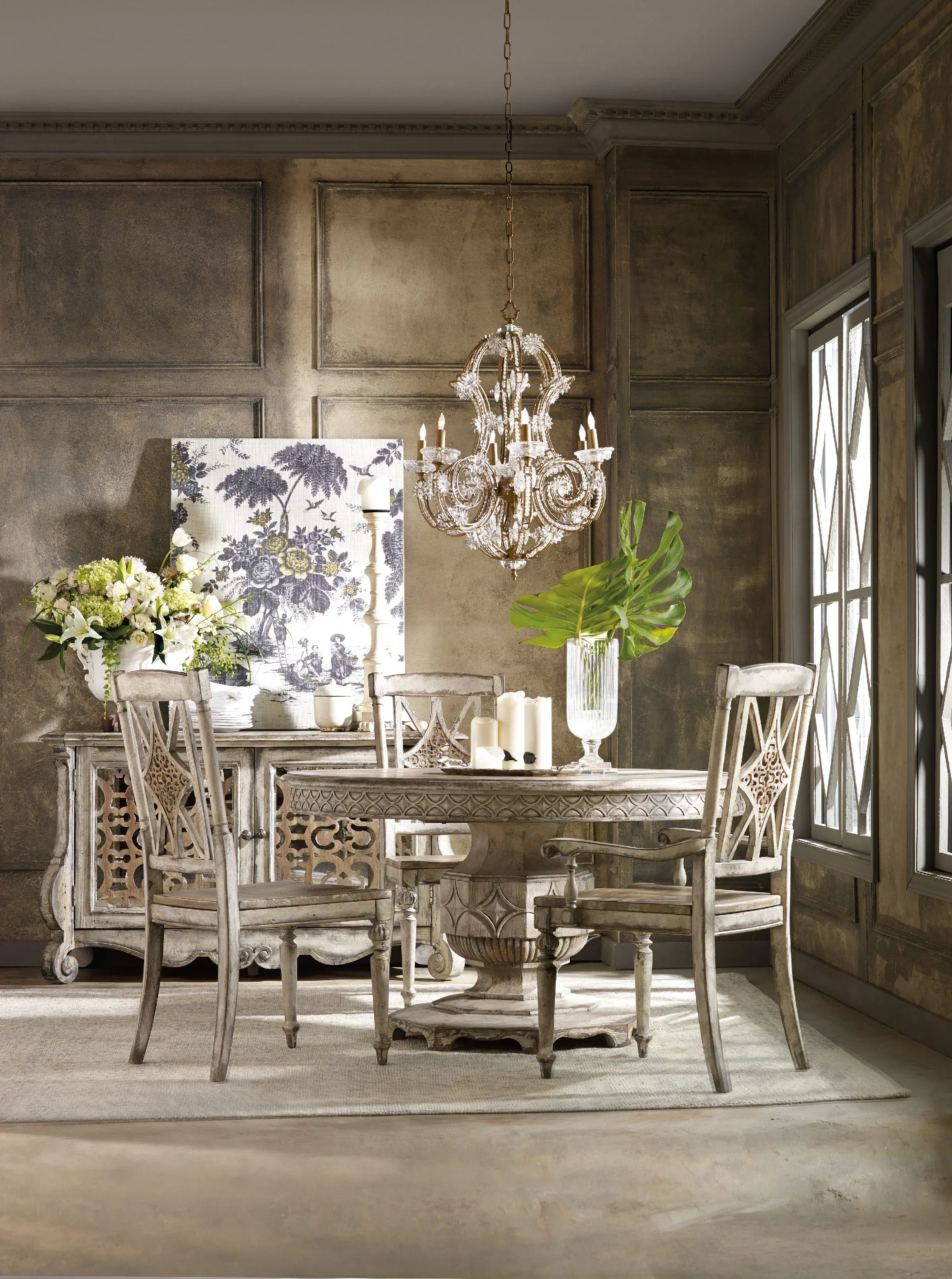 Chatelet Round Dining Table with One 20'' Leaf - Image 2