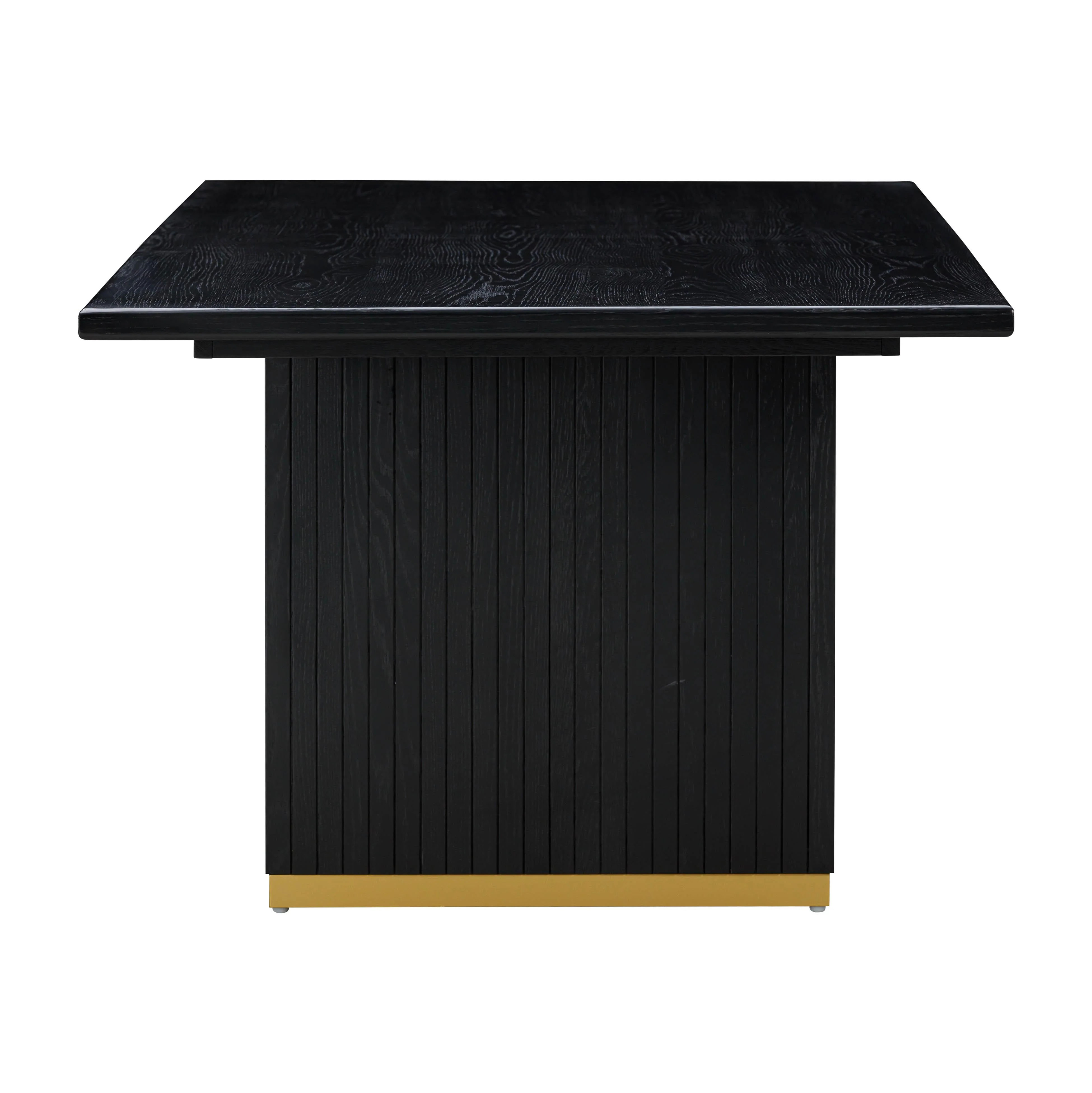Chelsea Black Oak Rectangular Dining Table - Image 4