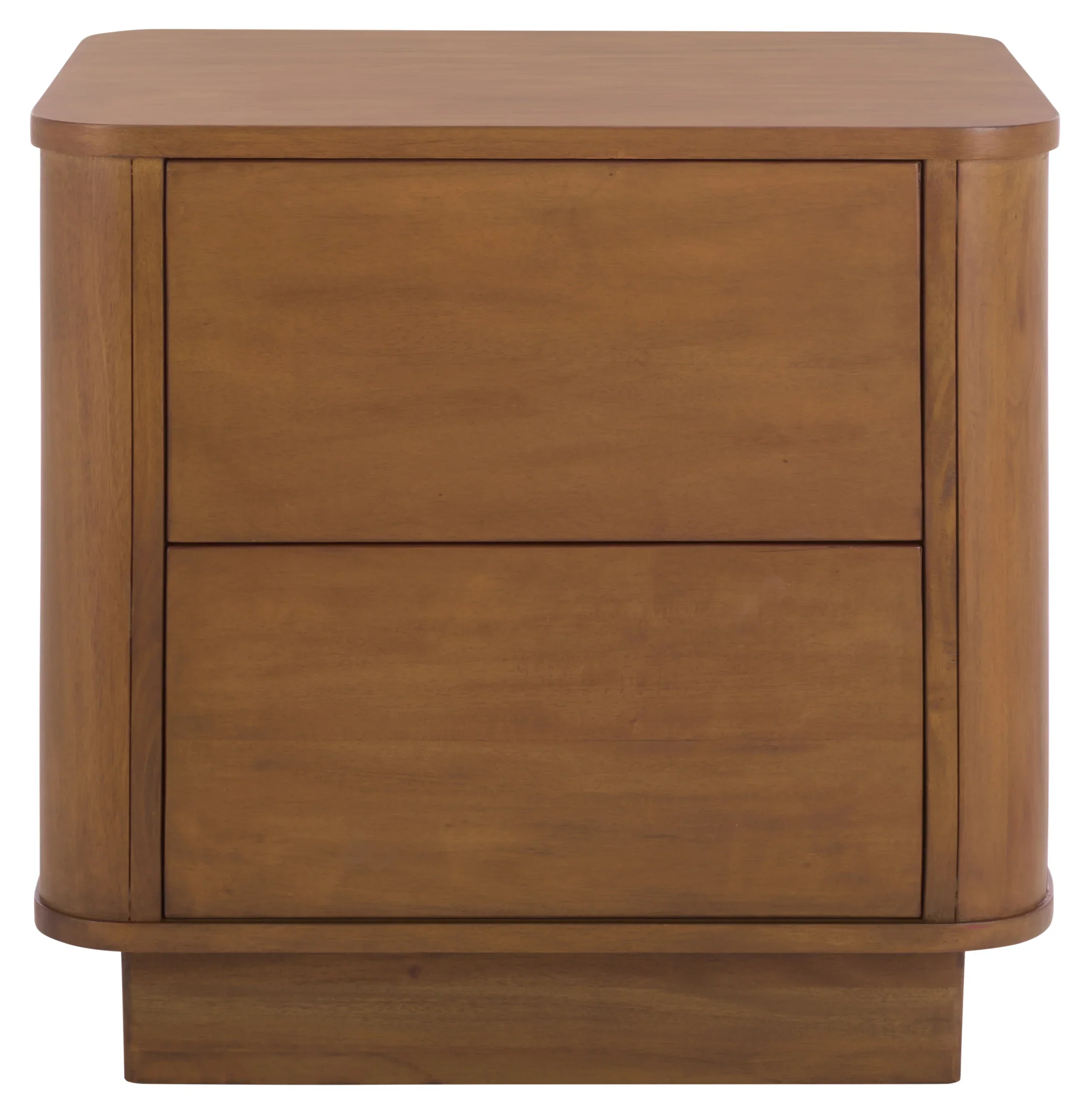Chrysandra 2 Drawer Wood Nightstand