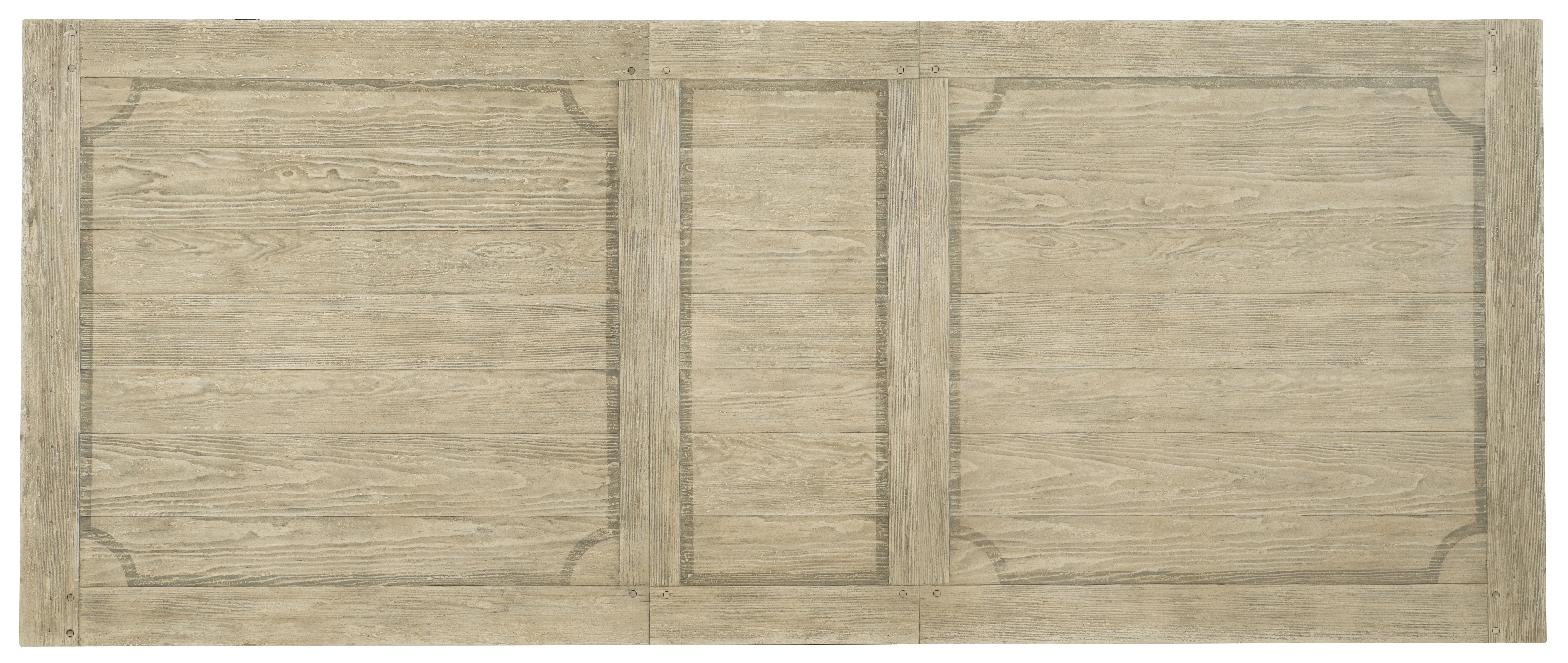 Ciao Bella 84in Trestle Table with 2-18in Leaves-Flaky White/Black - Image 3
