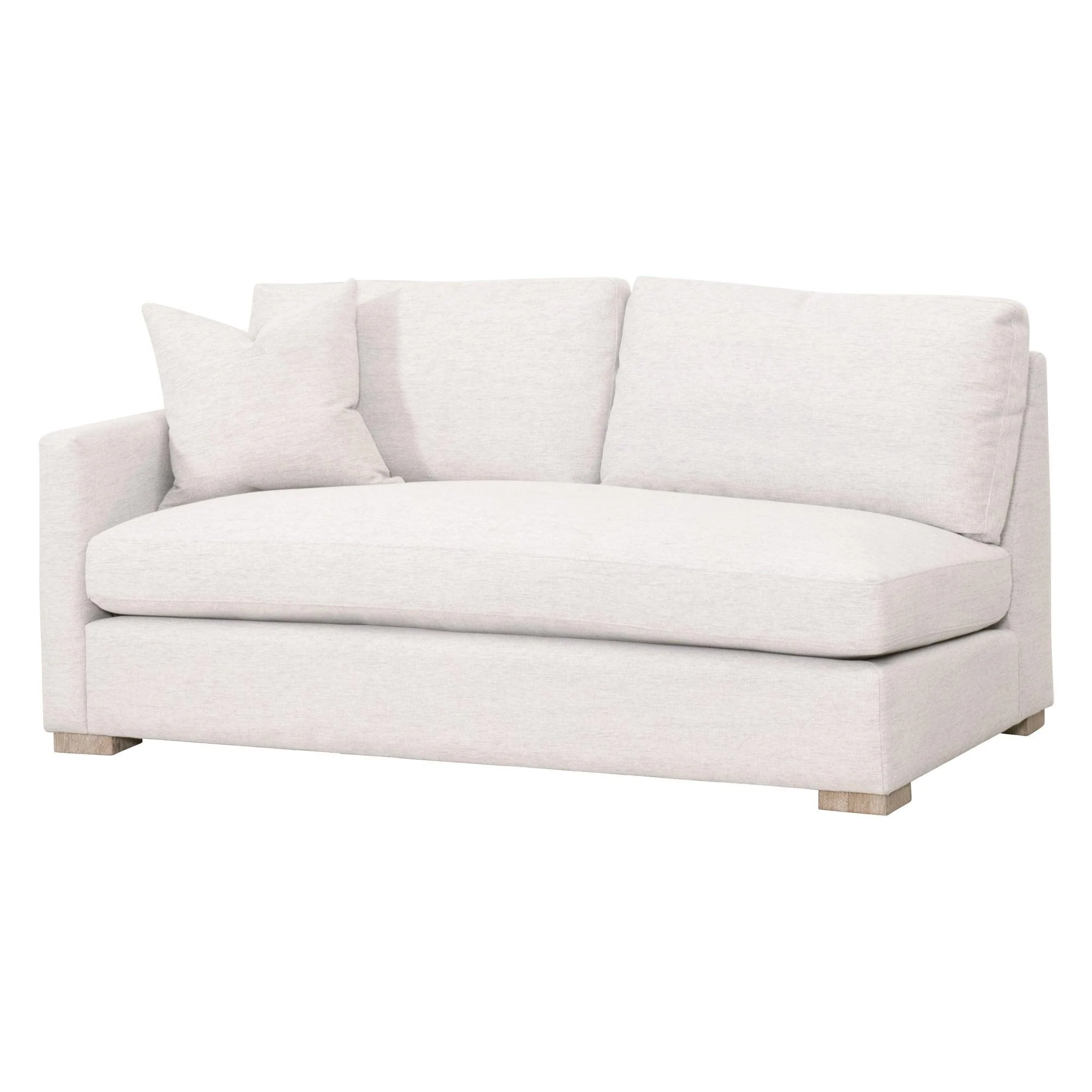 Clara Modular 2-Seat Left Slim Arm Sofa - Image 2