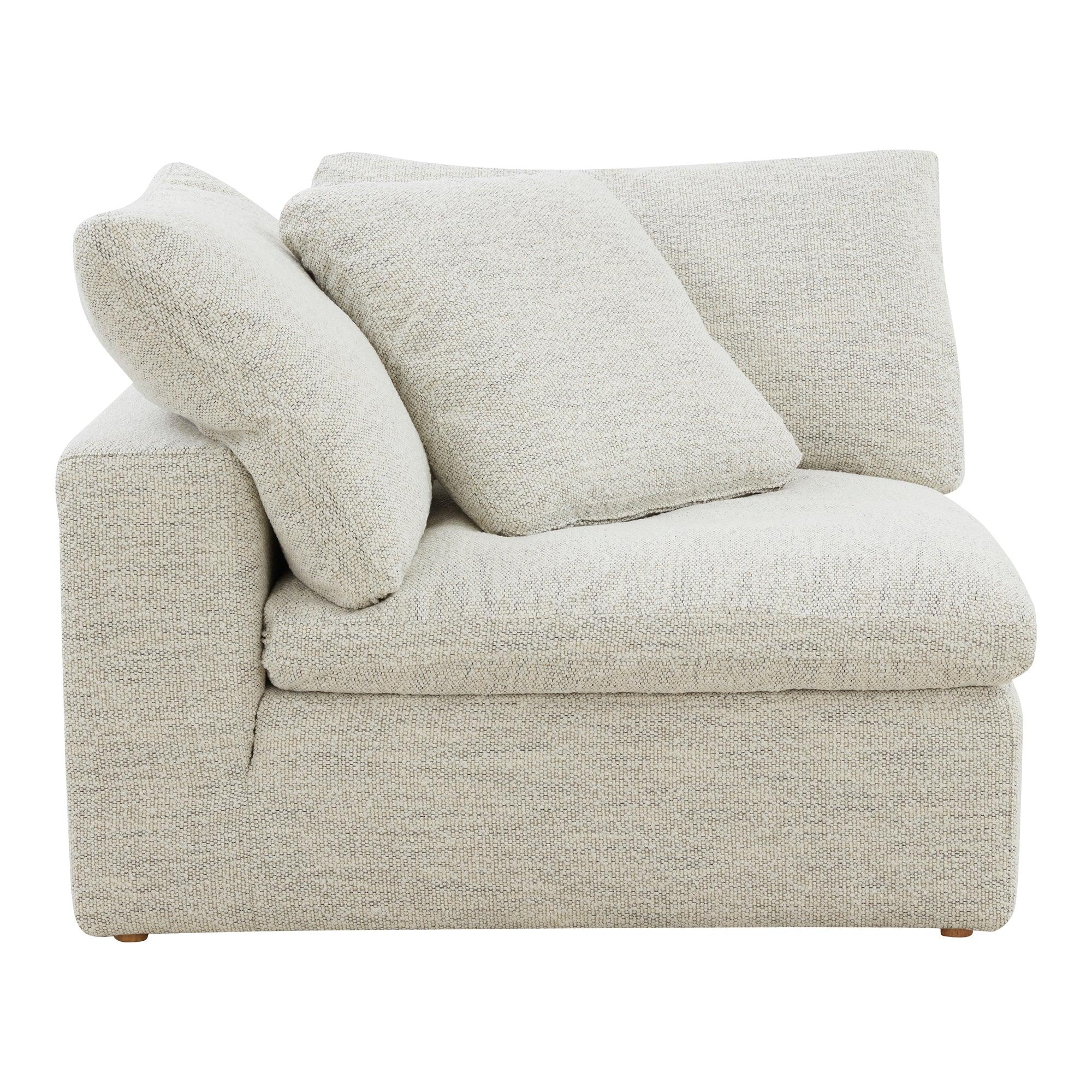 Clay Corner Chair Performance Fabric Coastside Sand