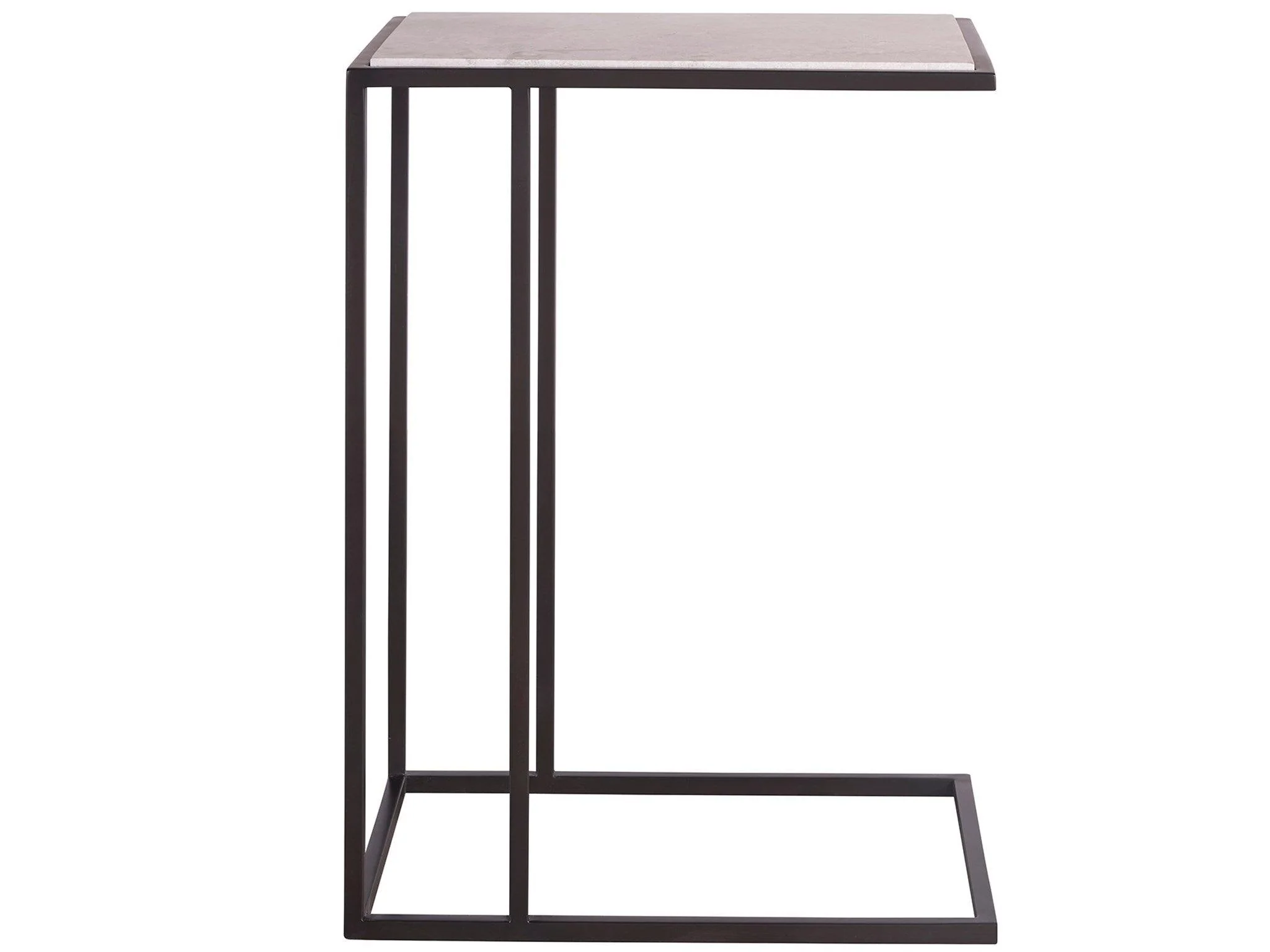 Coalesce Metal and Stone Drink Table - Image 3