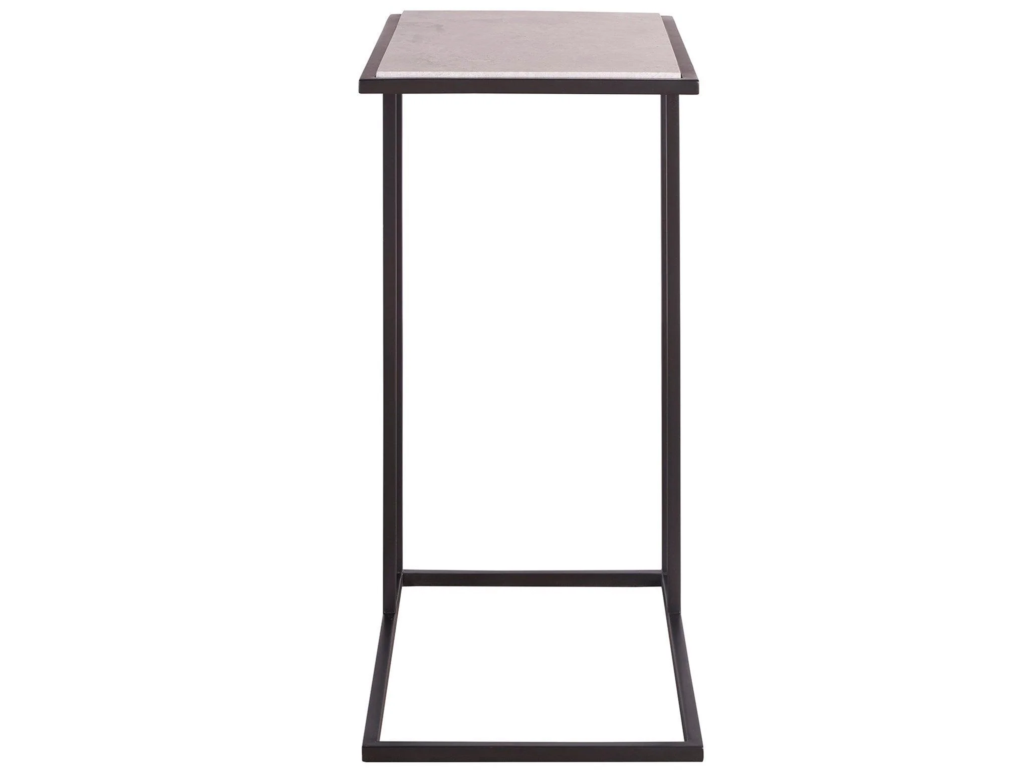 Coalesce Metal and Stone Drink Table - Image 4