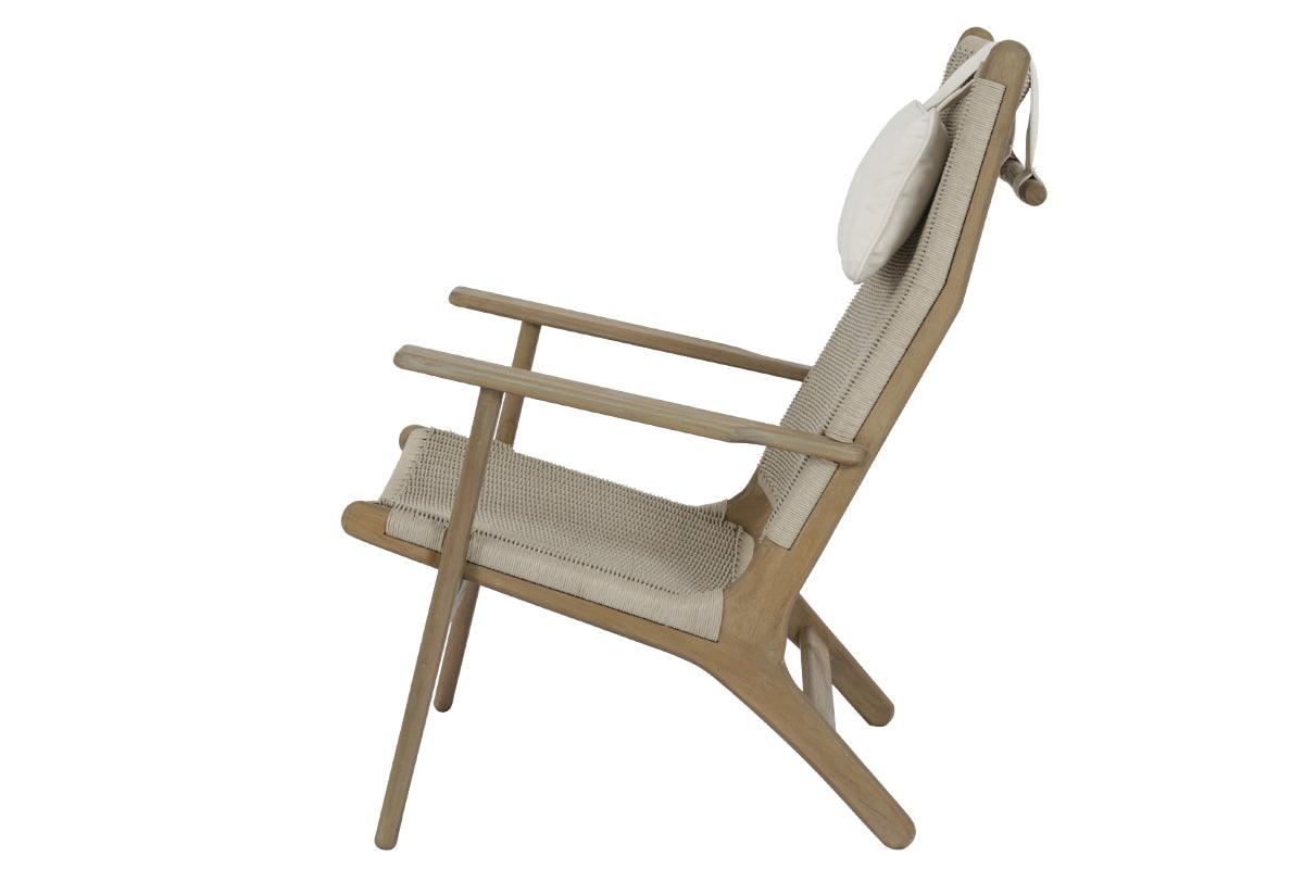 Coastal Teak Cushionless Highback Chair - Image 5