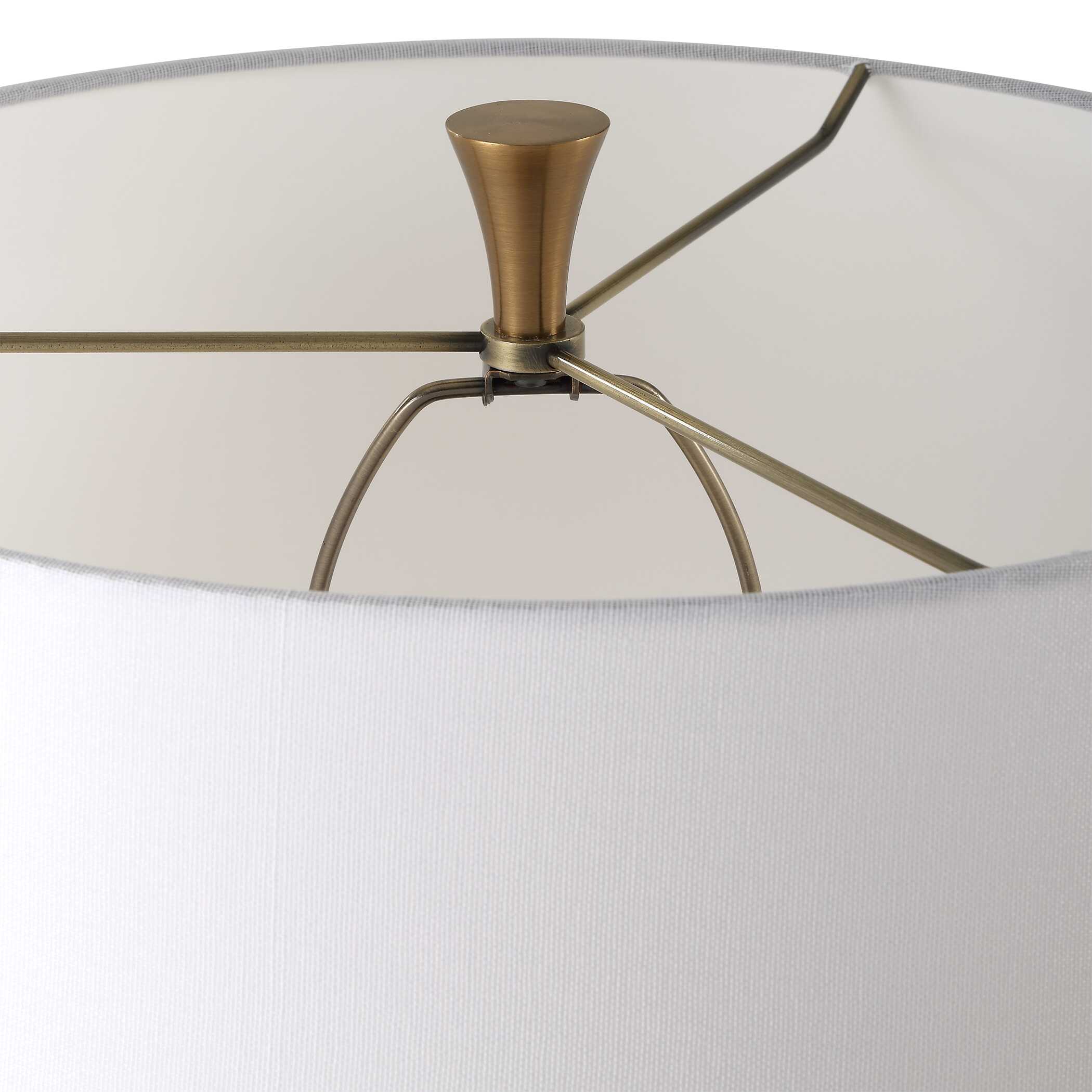 Colette White Stone Floor Lamp - Image 6