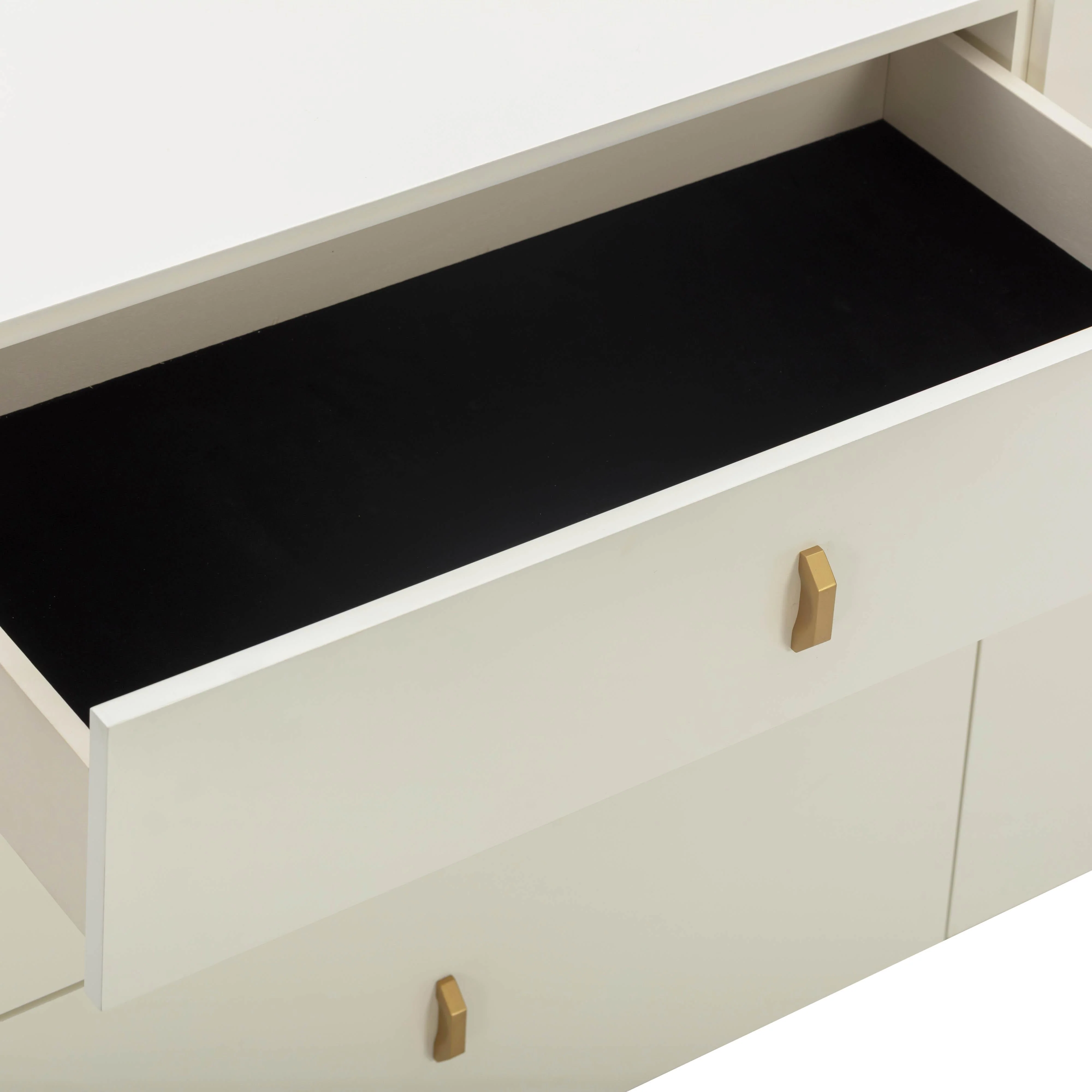 Collins 56" Cream 6-Drawer Dresser - Image 6