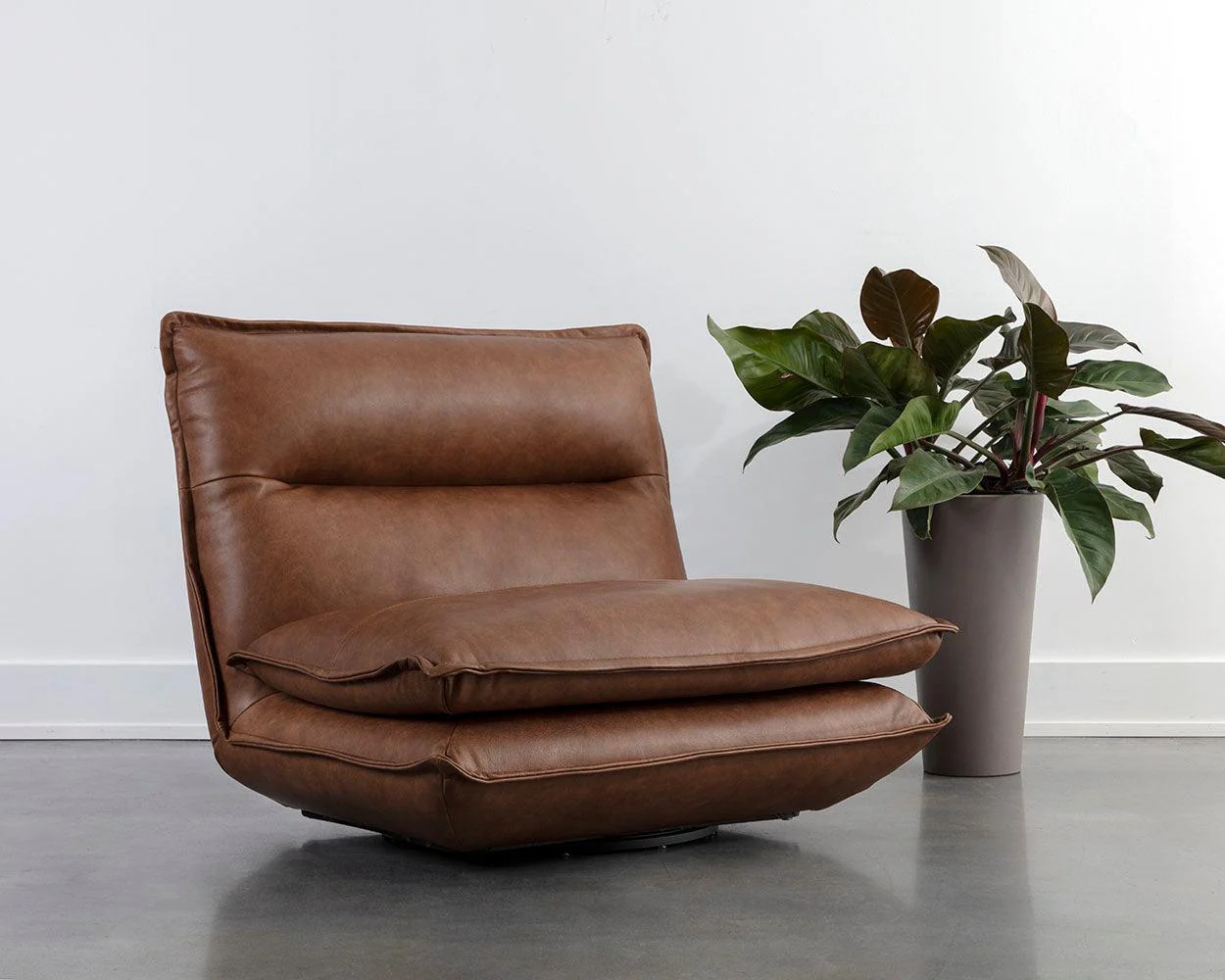 Colson Swivel Armless Chair - Image 2