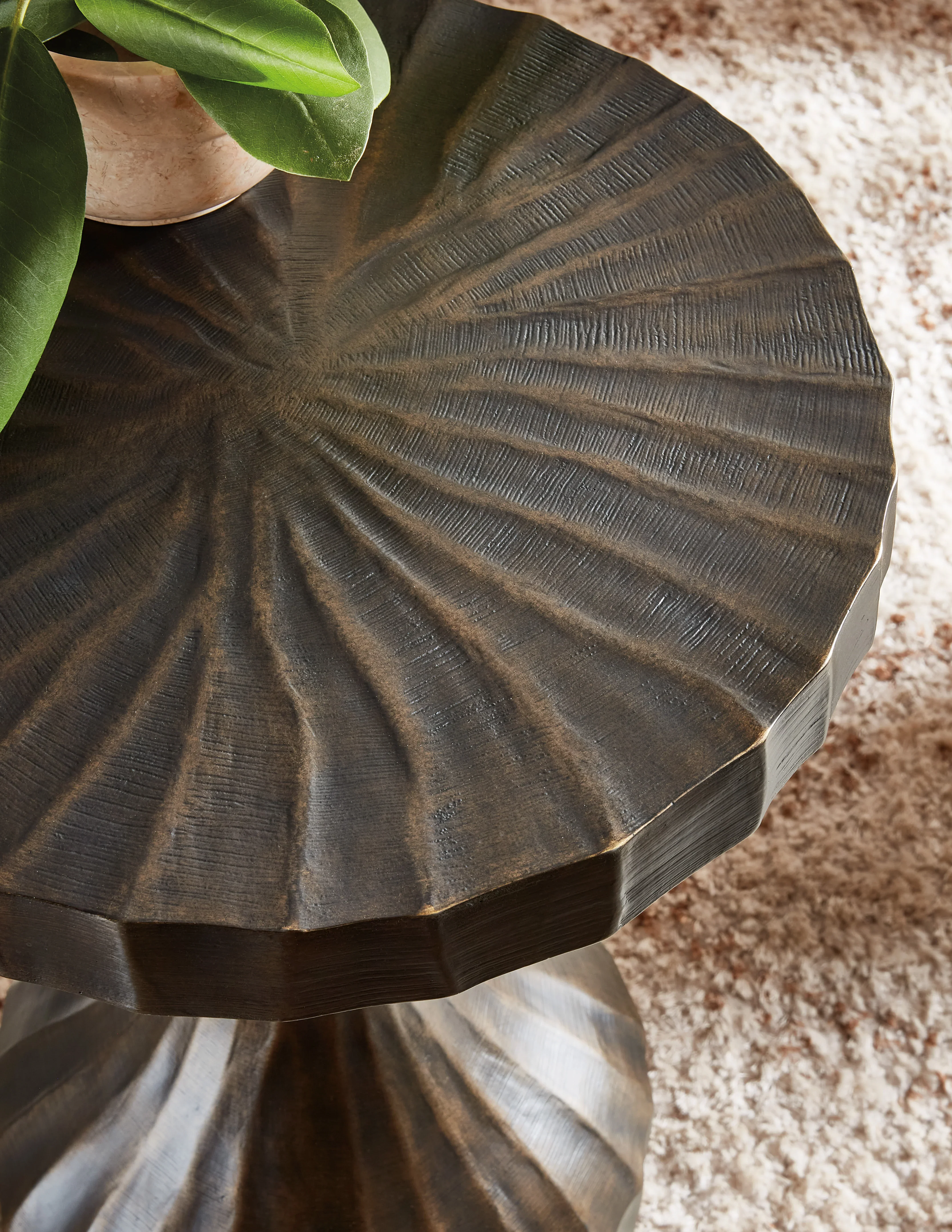Commerce and Market Ferrous Accent Table - Image 3