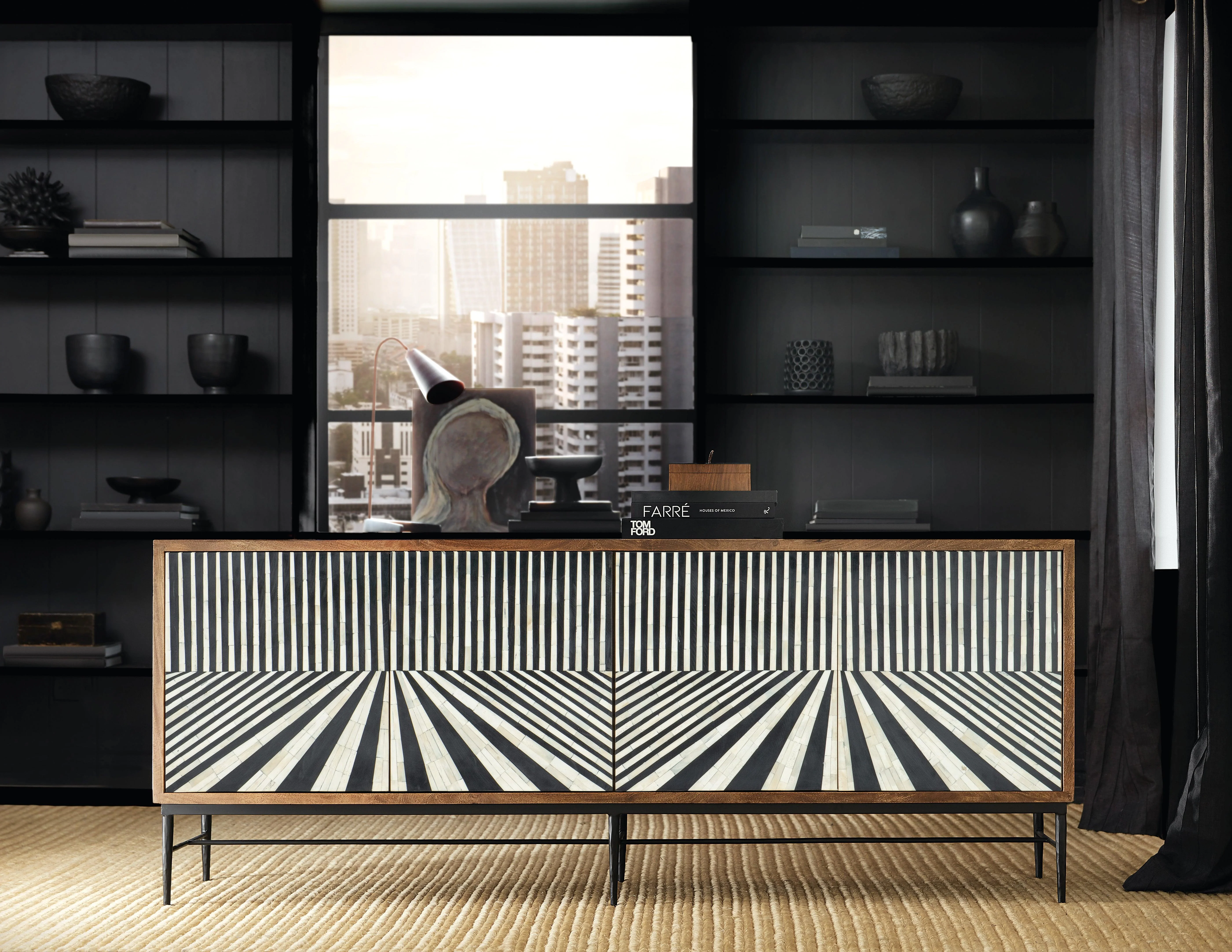 Commerce and Market Linear Perspective Credenza - Image 2