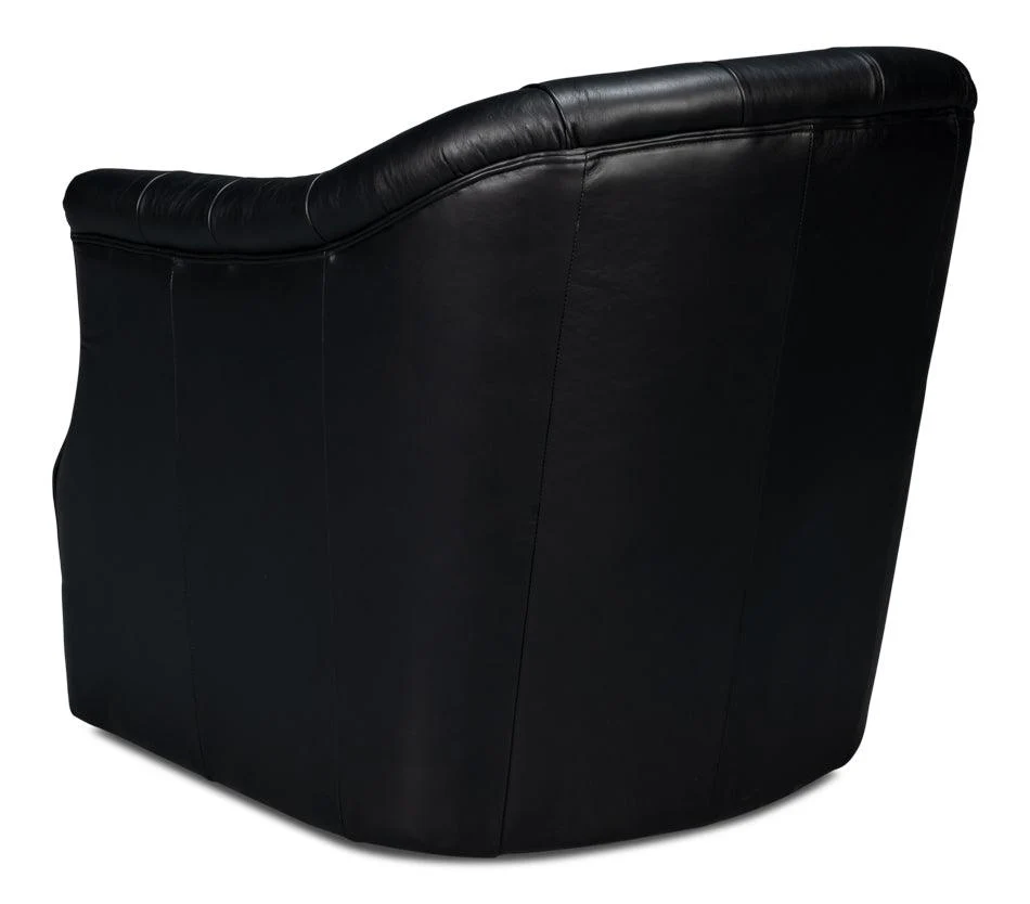 Coolidge Leather Swivel Chair - Image 5