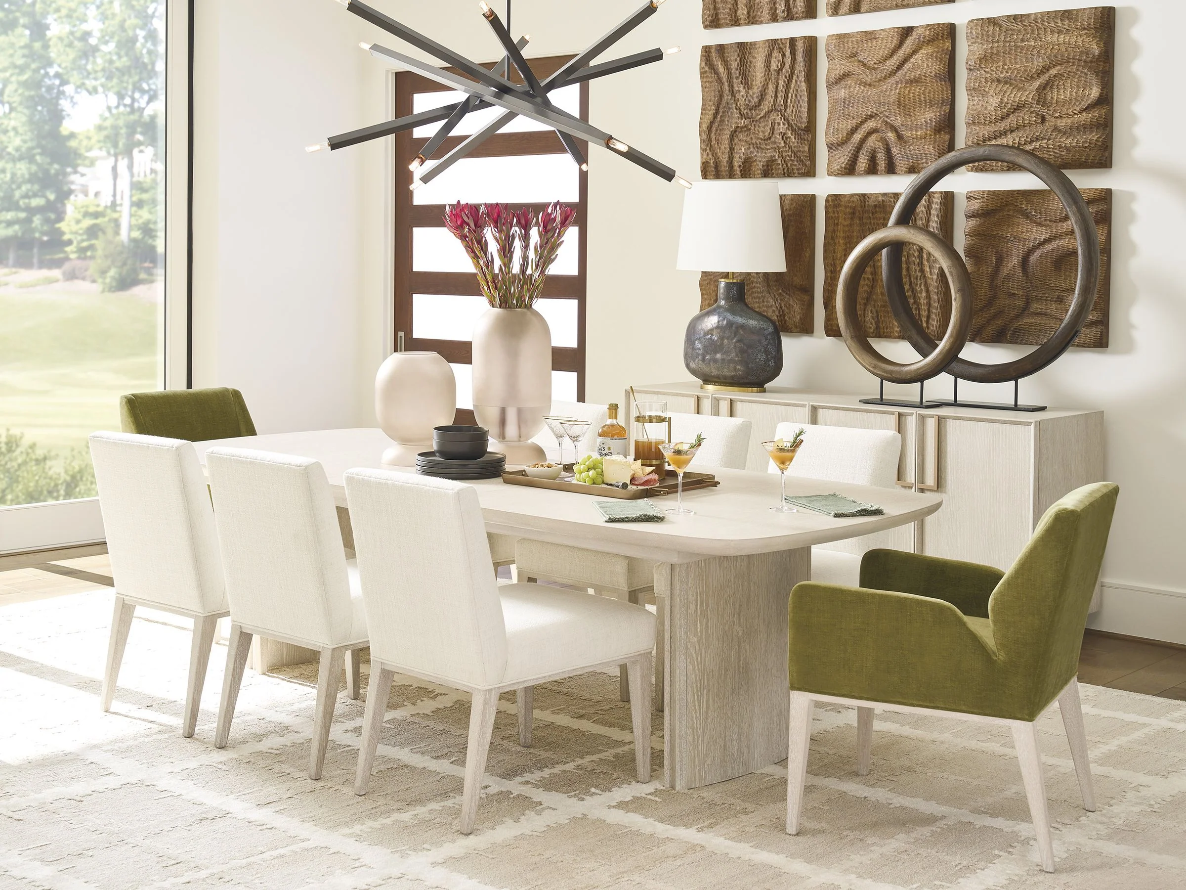 Copacabana Amador Double Pedistal Dining Table - Image 2