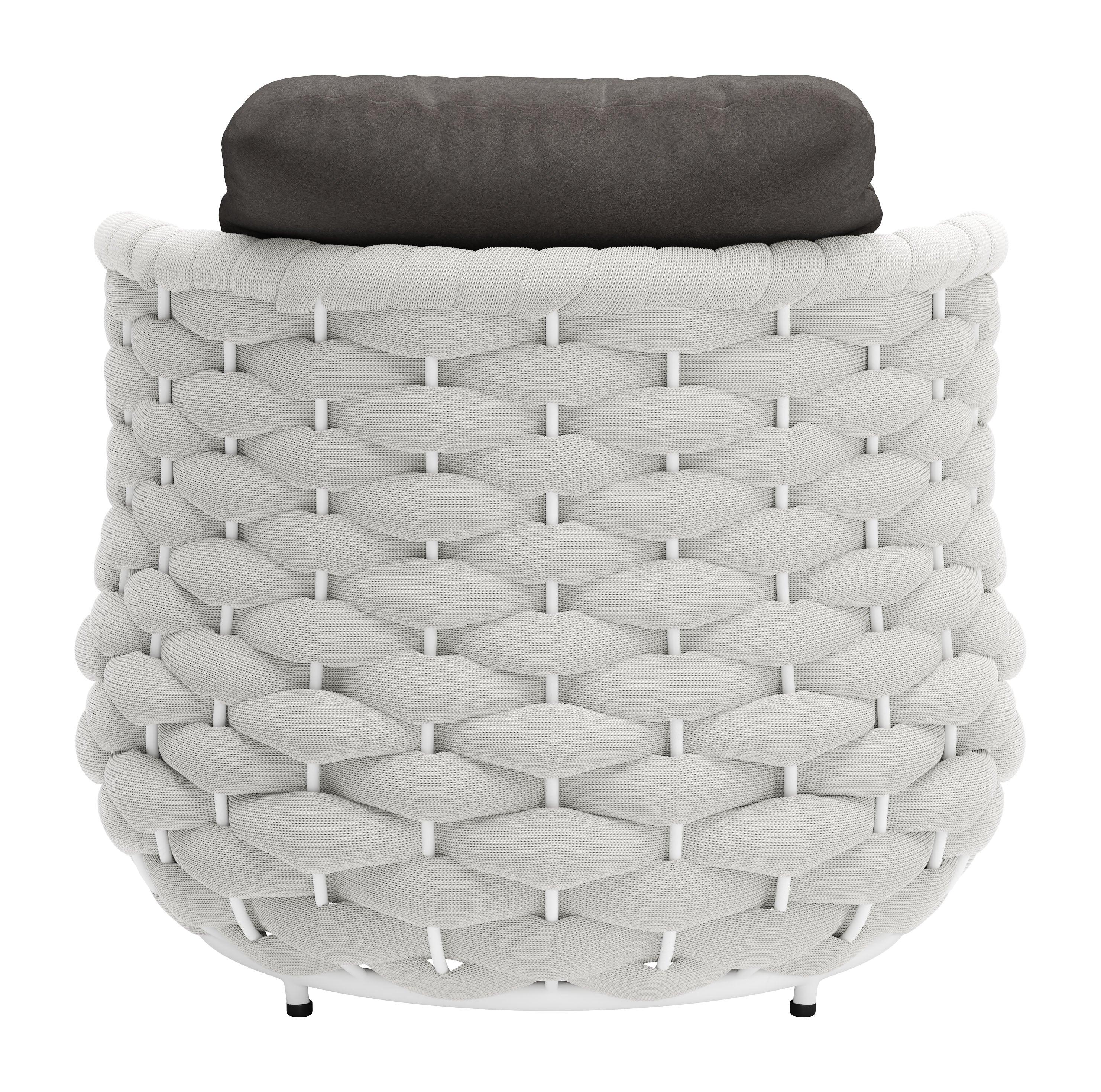 Coral Reef Accent Chair Gray - Image 5