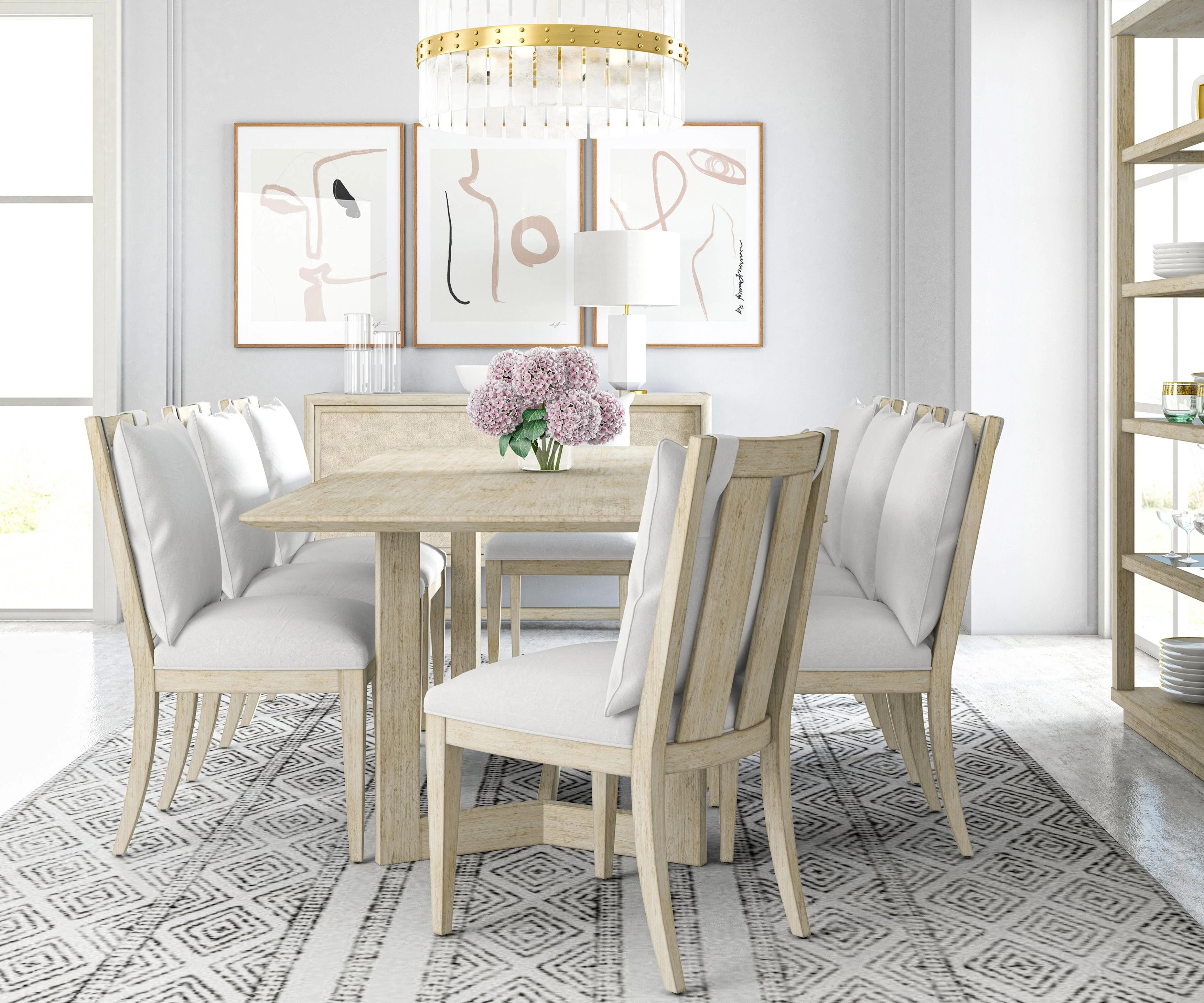 Cotiere Rectangular Dining Table 96" - Image 2