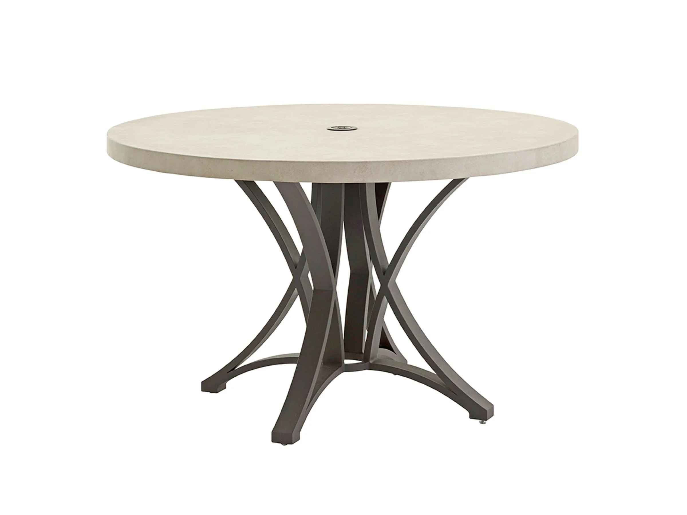 Cypress Point Ocean Terrace Dining Table W/Weatherstone Top