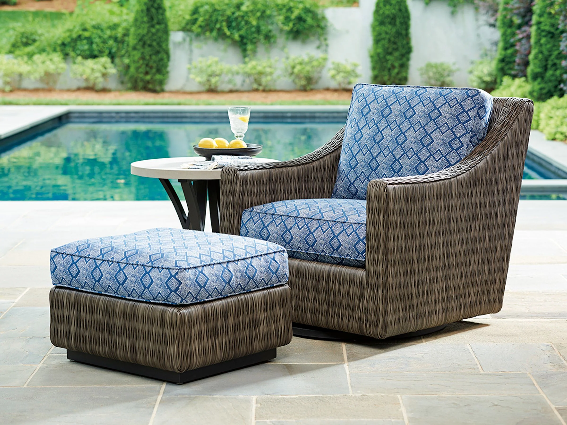 Cypress Point Ocean Terrace Ottoman - Image 2