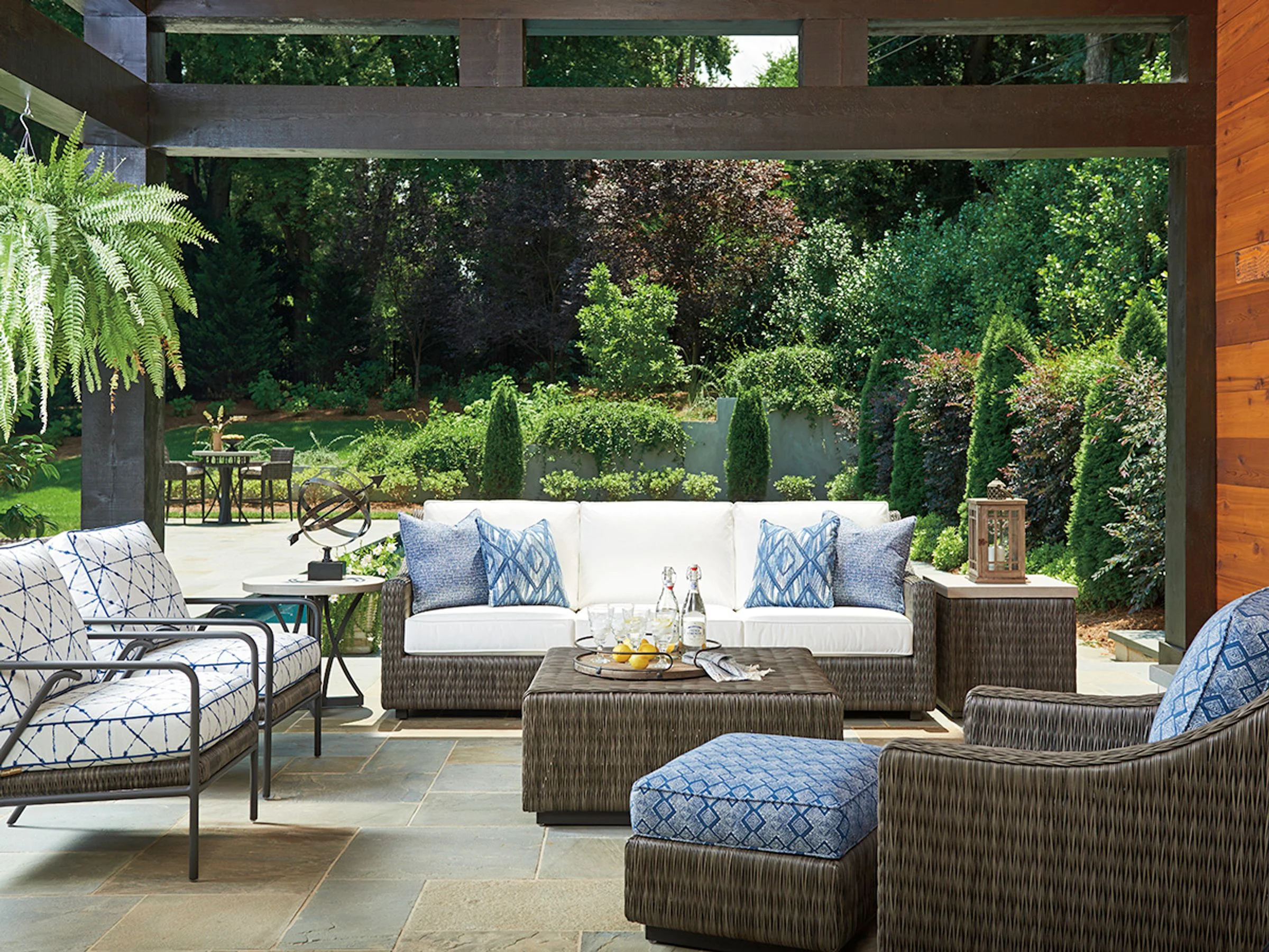 Cypress Point Ocean Terrace Ottoman - Image 4