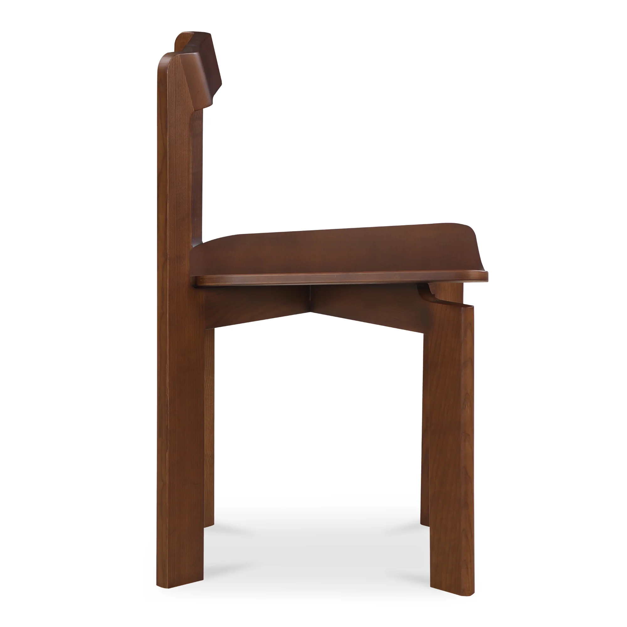 Daifuku Dining Chair Walnut Stained Ash - Set of 2 - Image 4