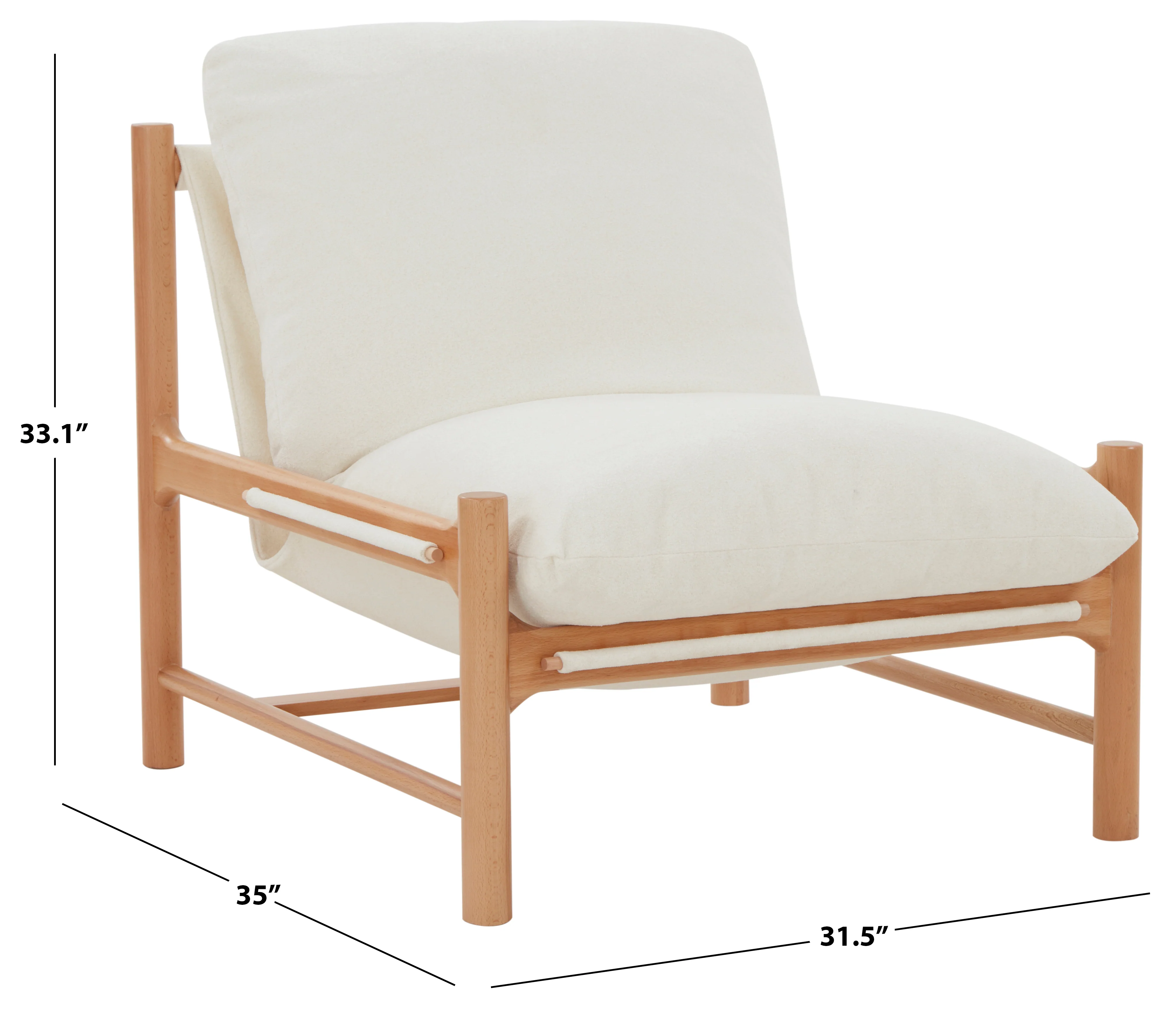 Damalie Boucle Accent Chair - Image 4