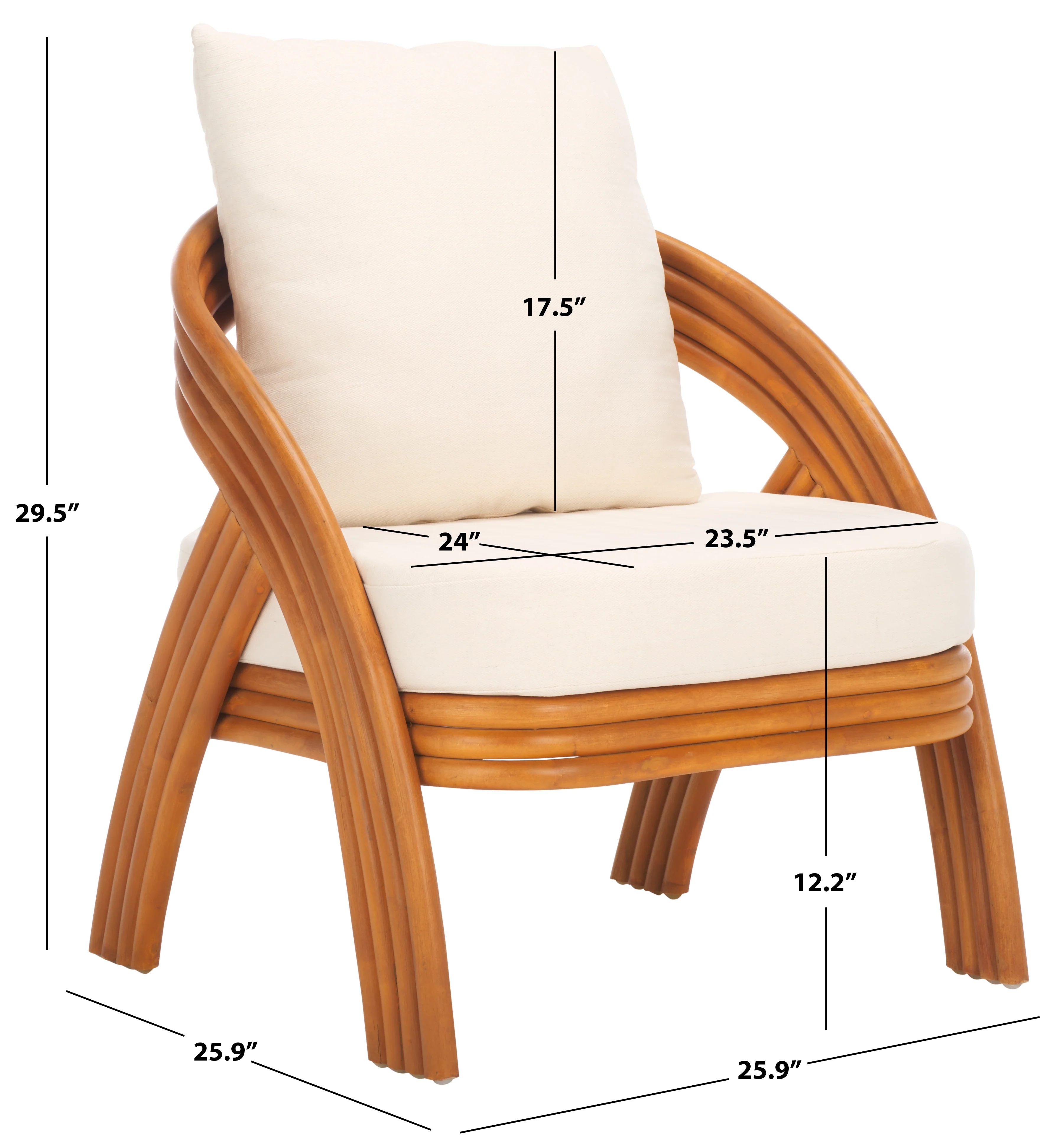 Demarco Rattan Accent Chair - Image 7