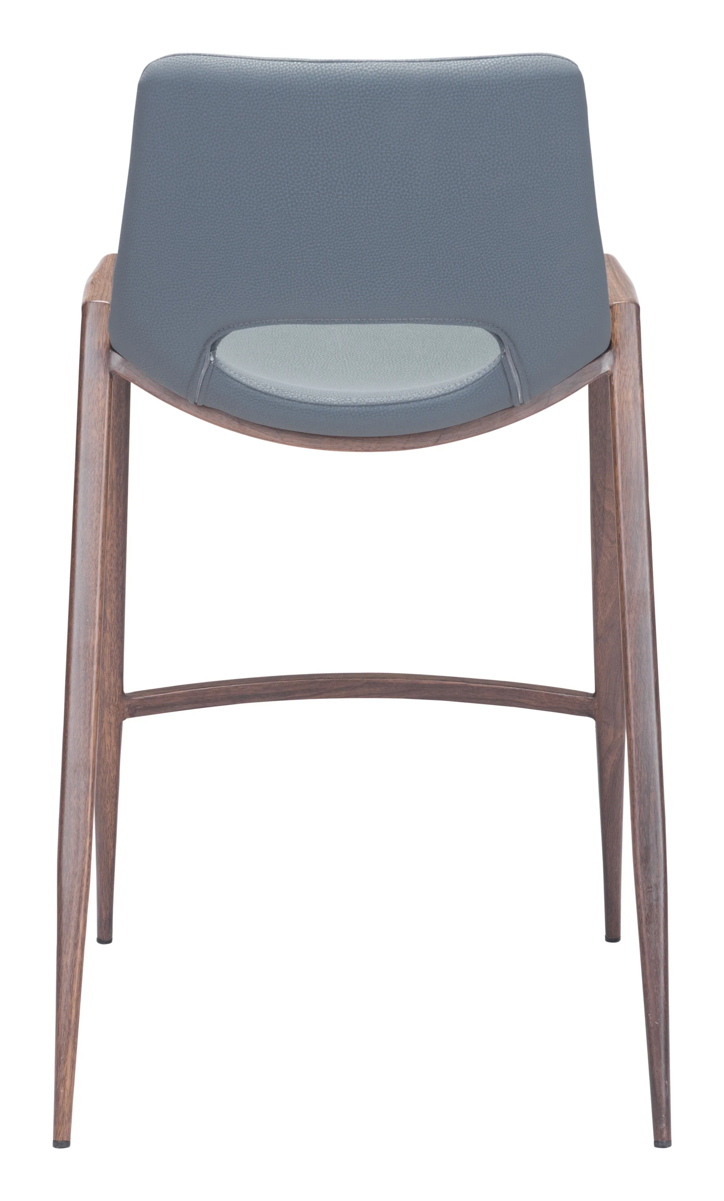 Desi Counter Stool (Set of 2) Azure Gray & Walnut - Image 5