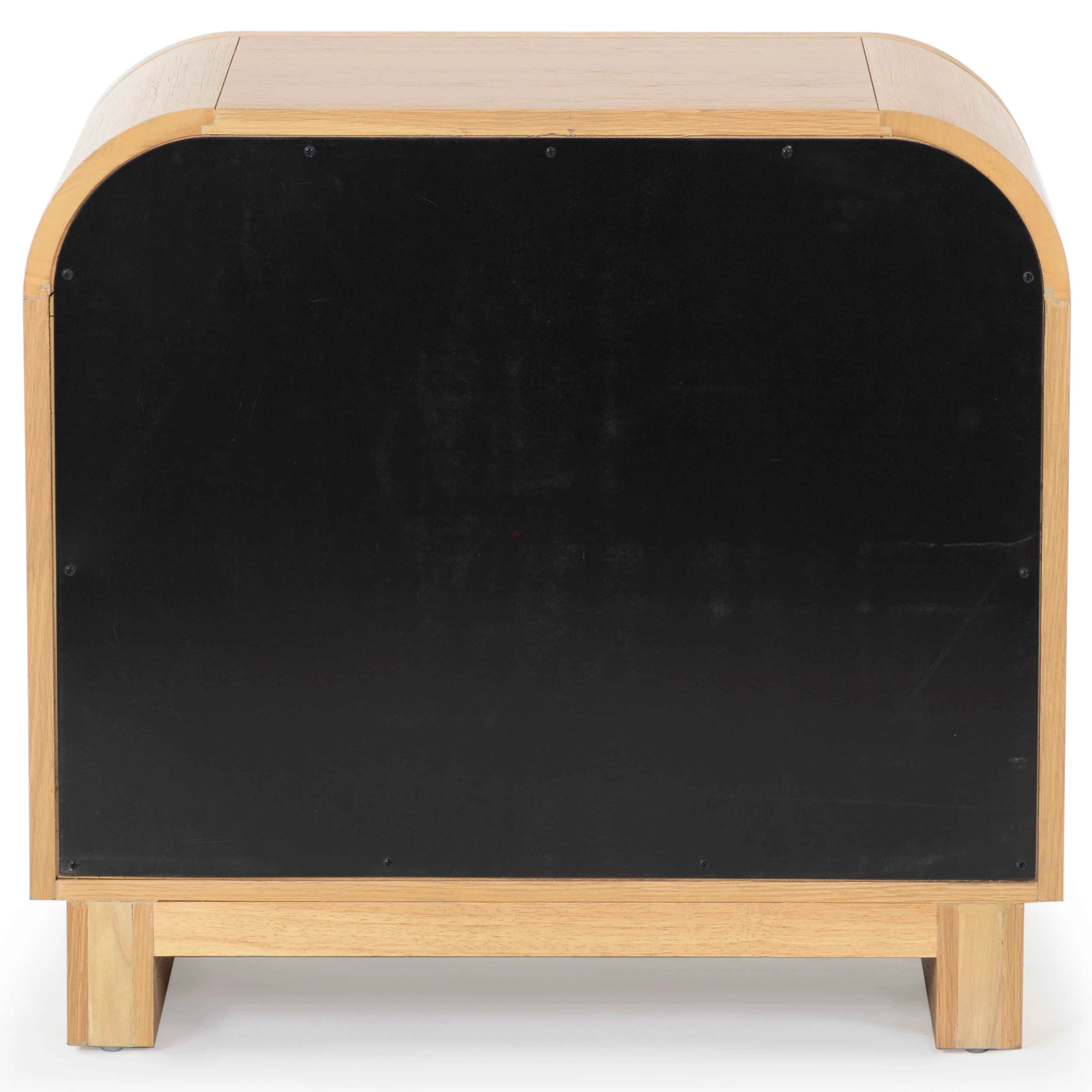 Dinah 2 Drawer Wood Nightstand - Image 4