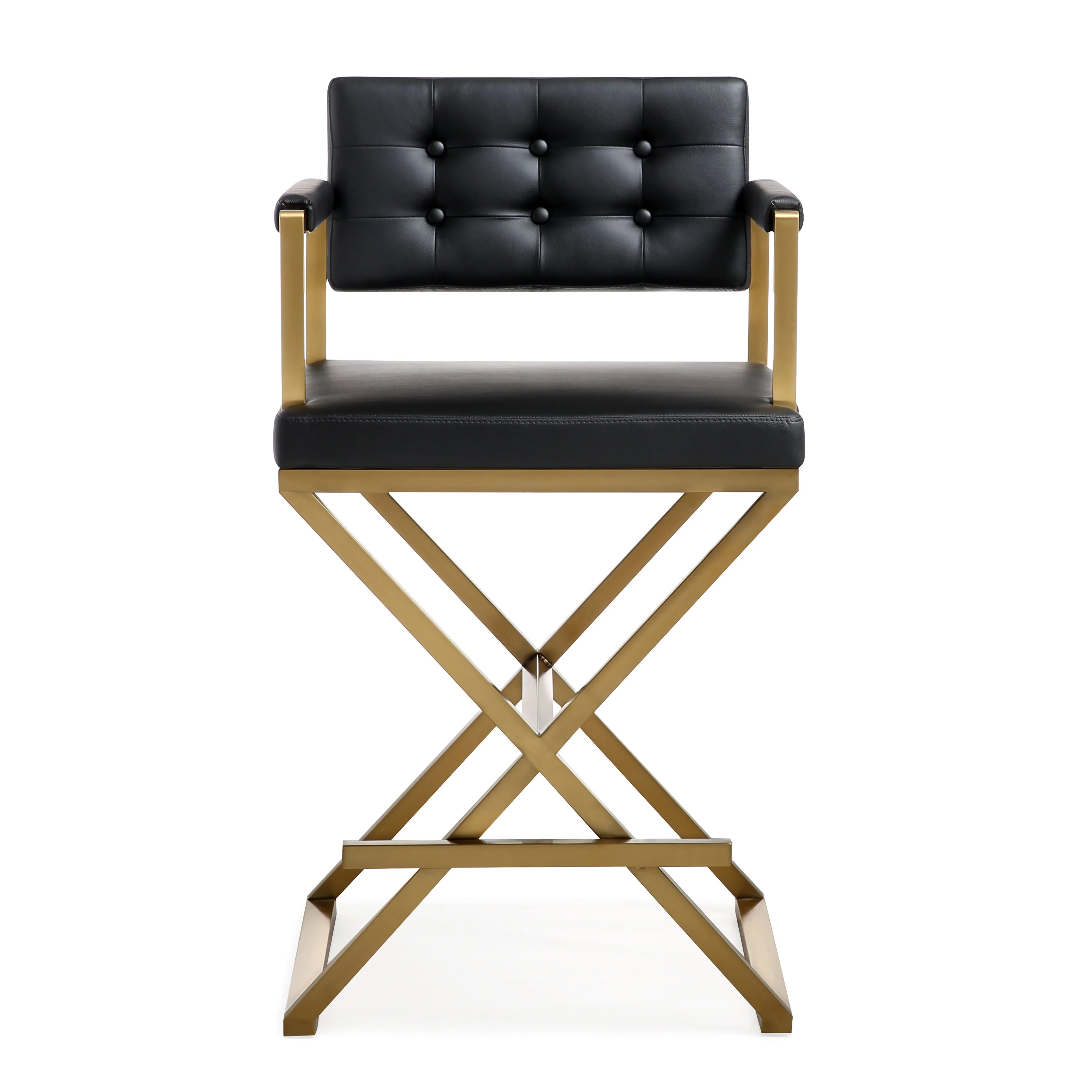 Director Gold Steel Counter Stool - Image 3