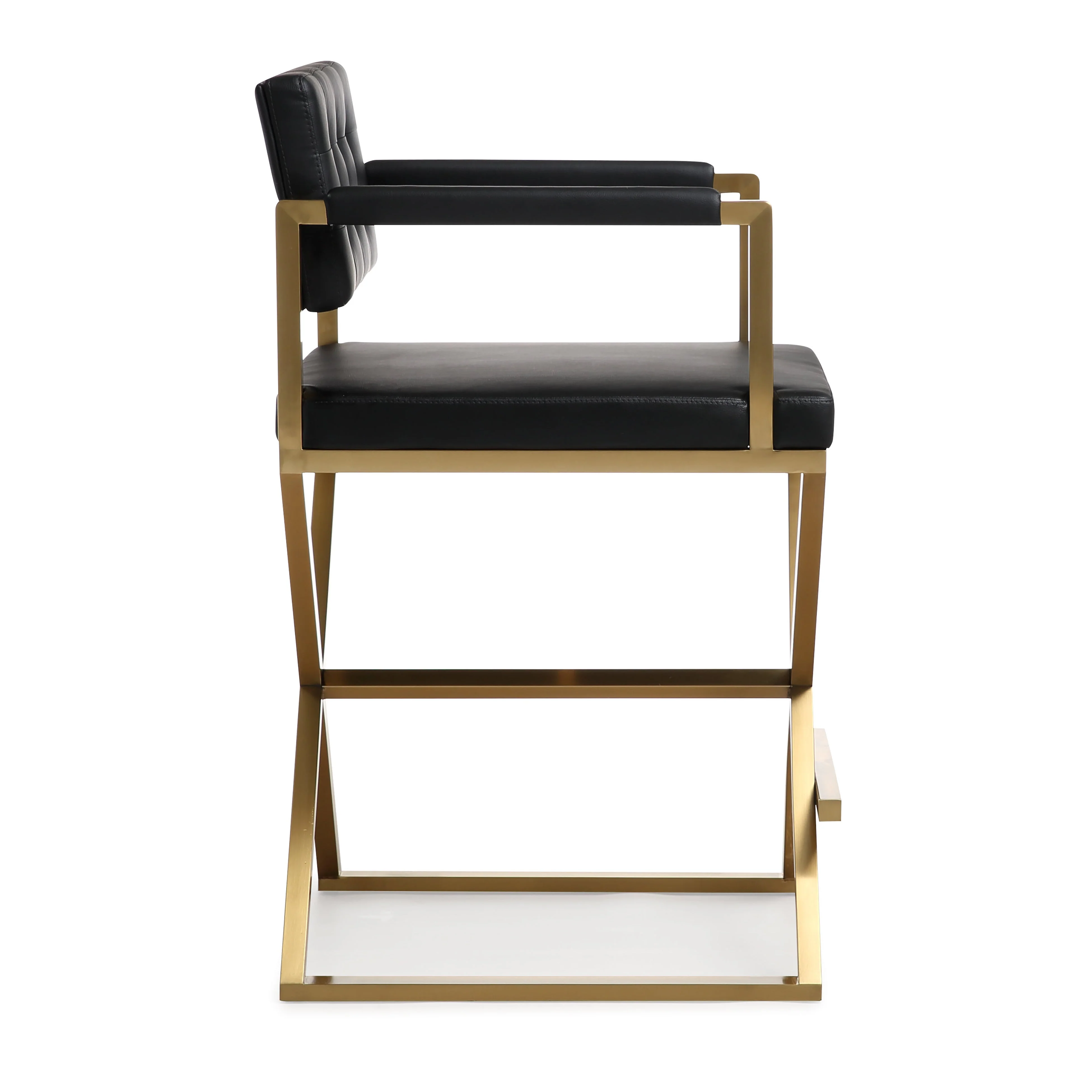 Director Gold Steel Counter Stool - Image 4