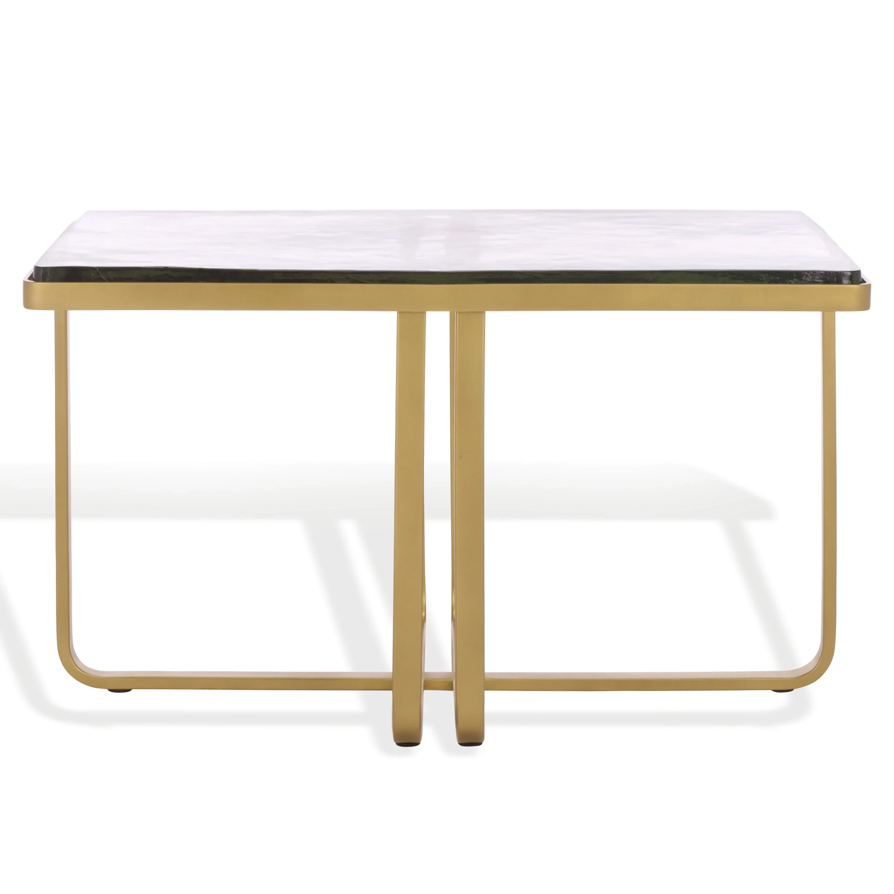 Dominic Cast Glass Top Coffee Table - Image 2