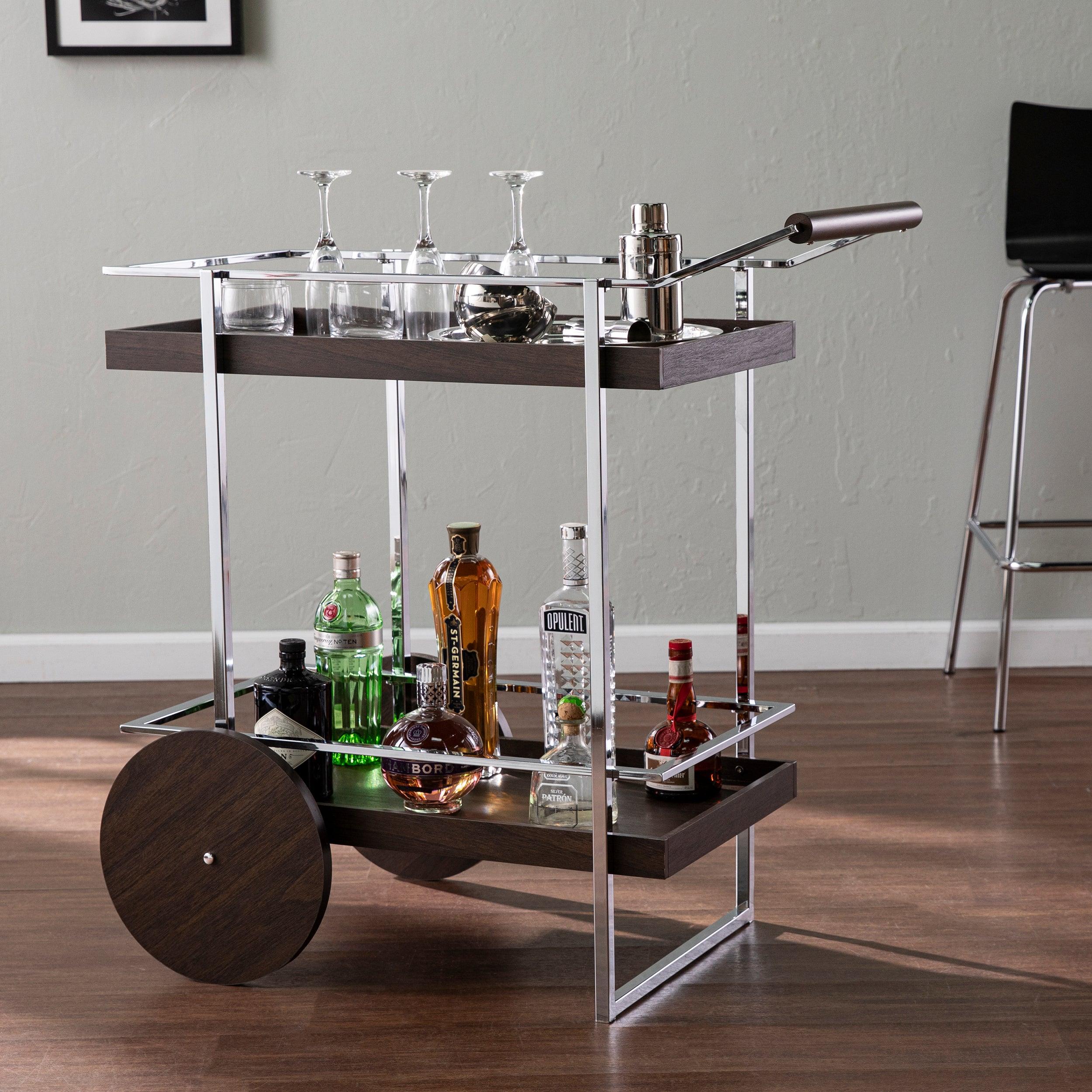 Dorben Rolling Bar Cart - Image 2