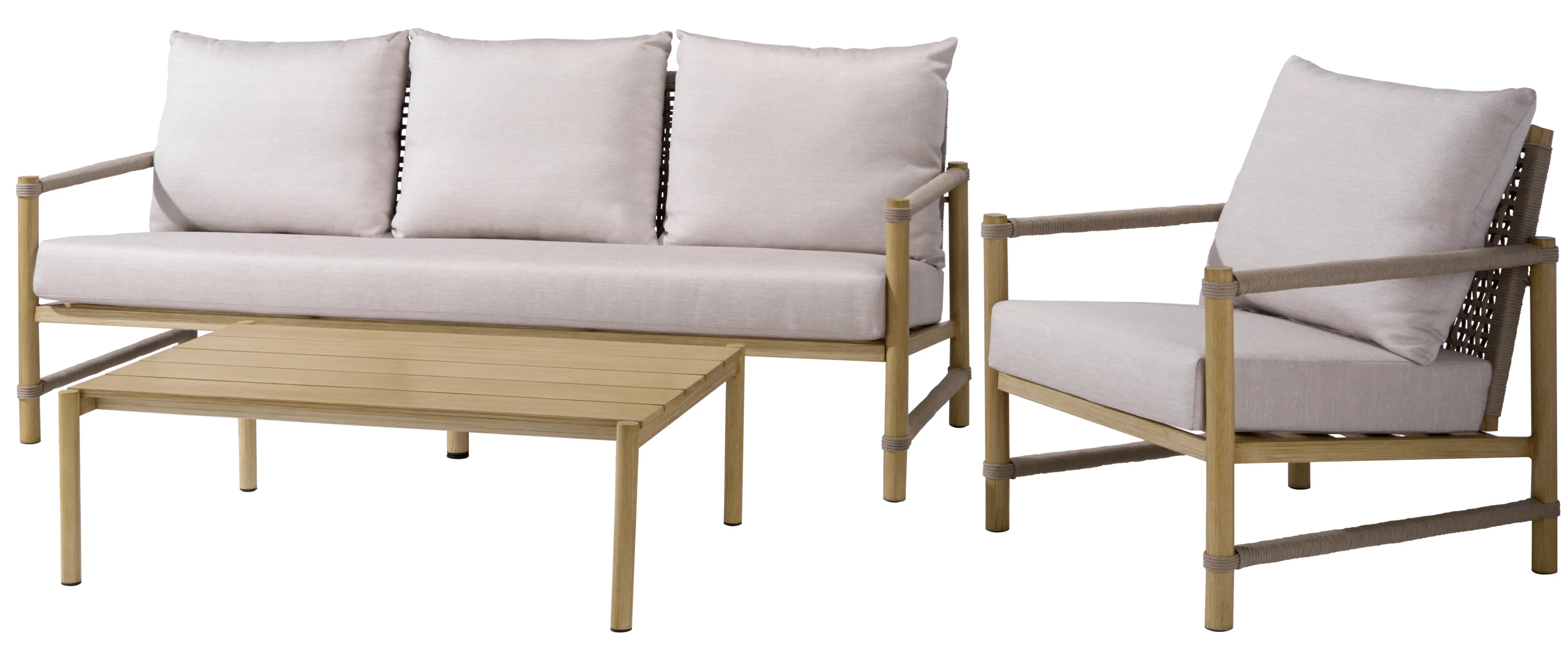 Dorianna Aluminum Patio Coffee Table - Image 15