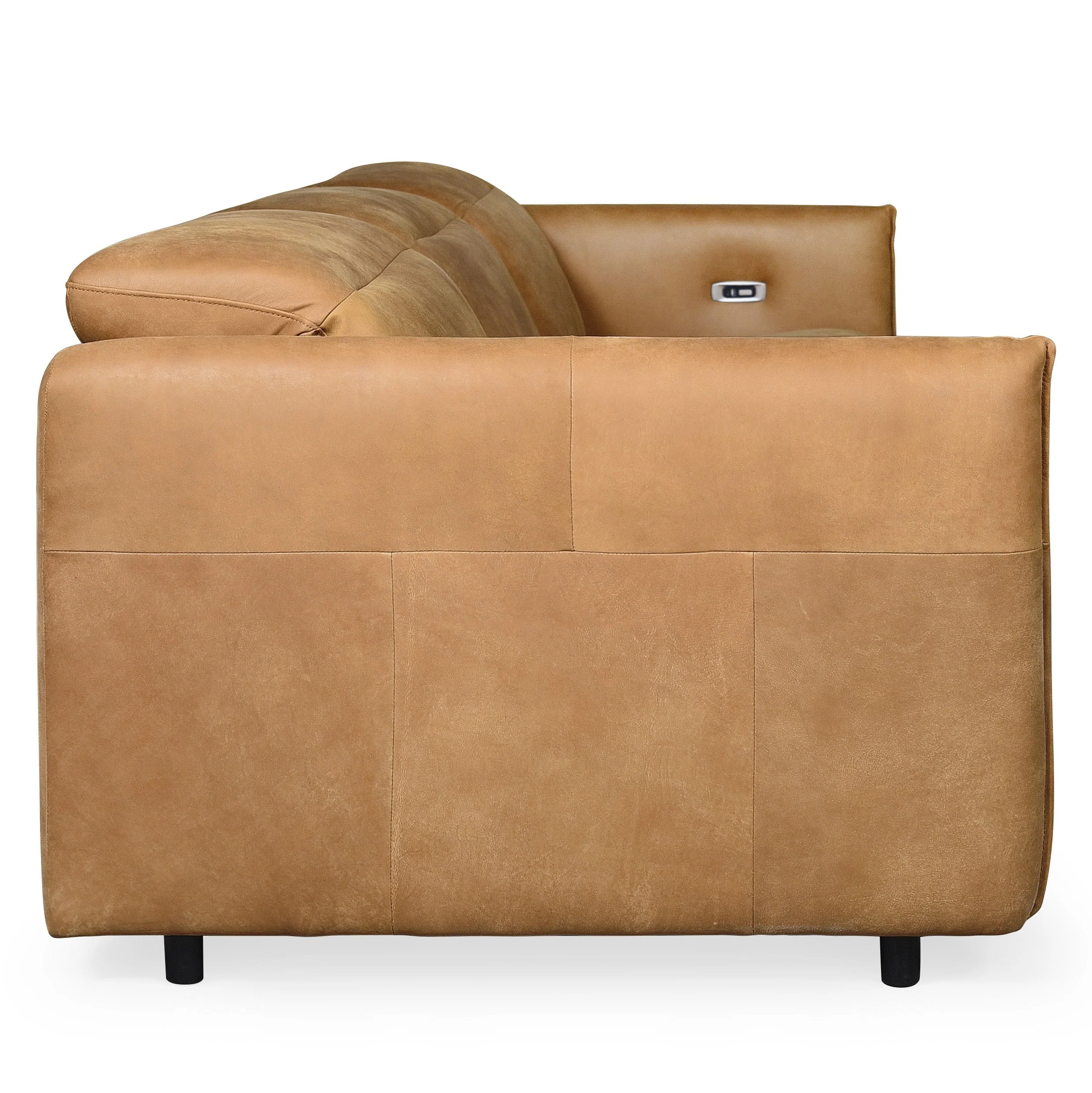 Doug Leather Reclining Sofa - Image 4