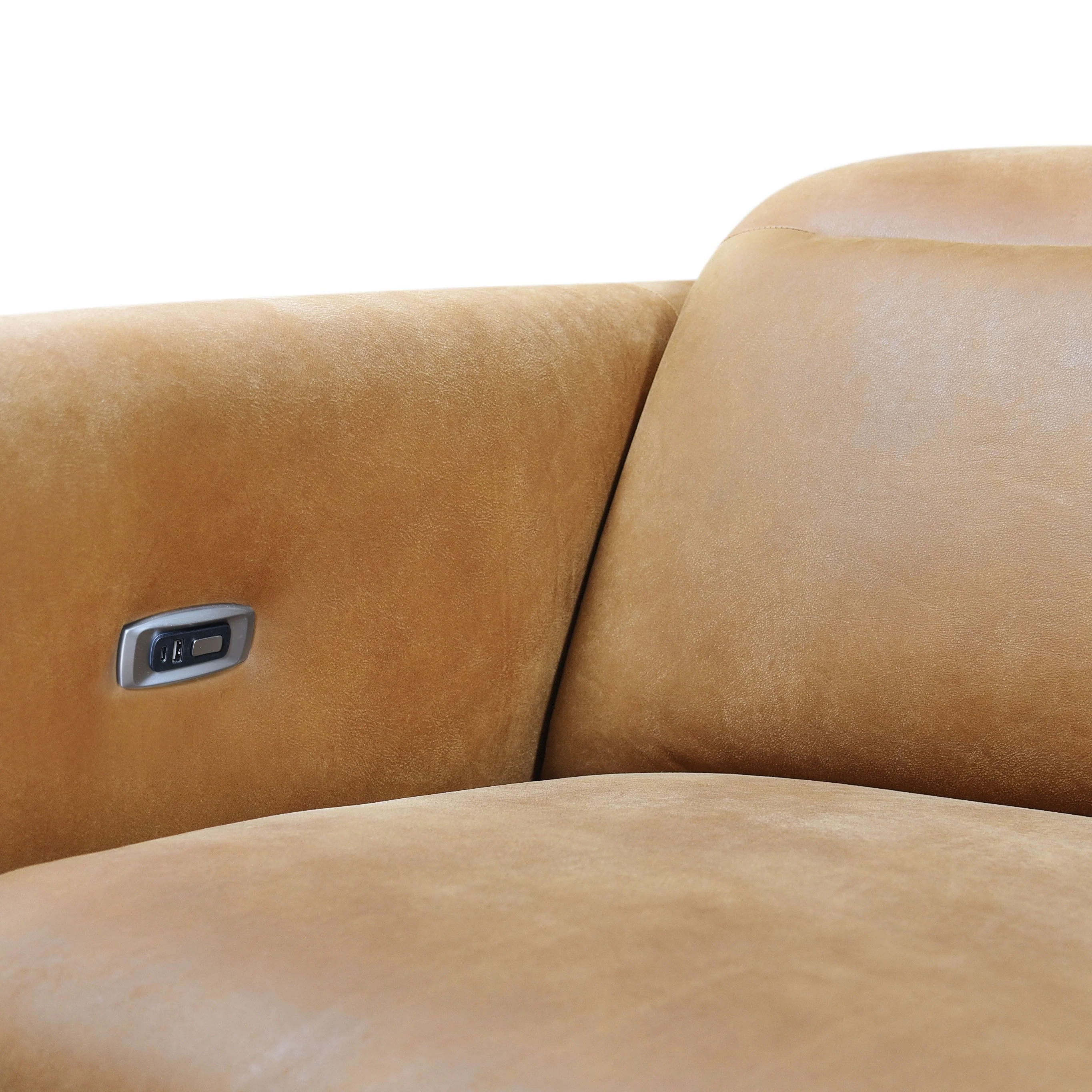 Doug Leather Reclining Sofa - Image 6
