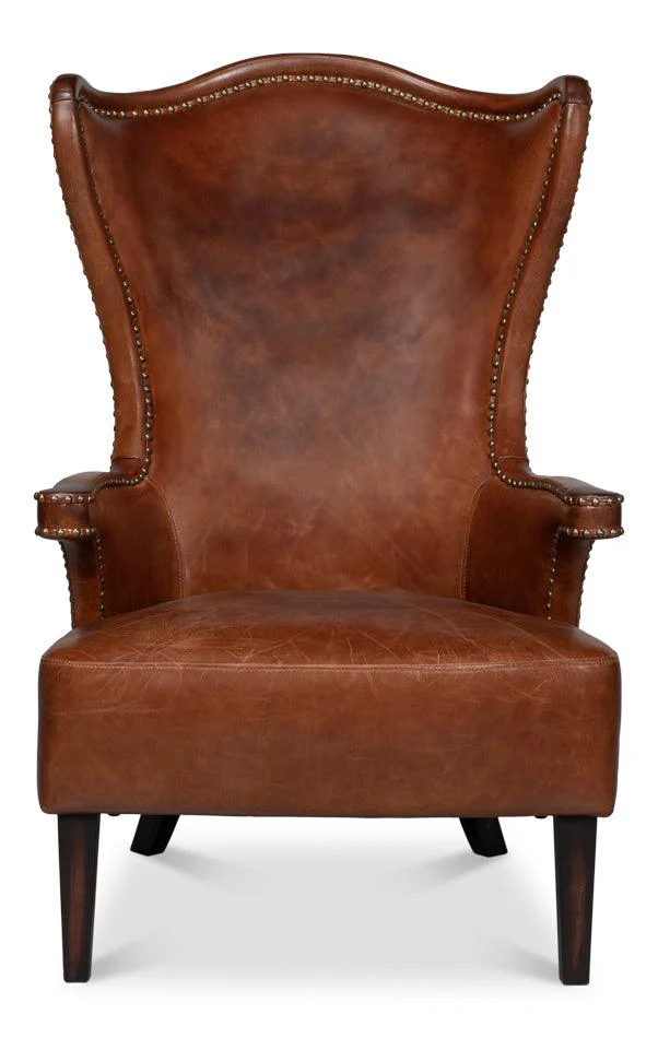 Drake Distilled Leather Chair - Image 3