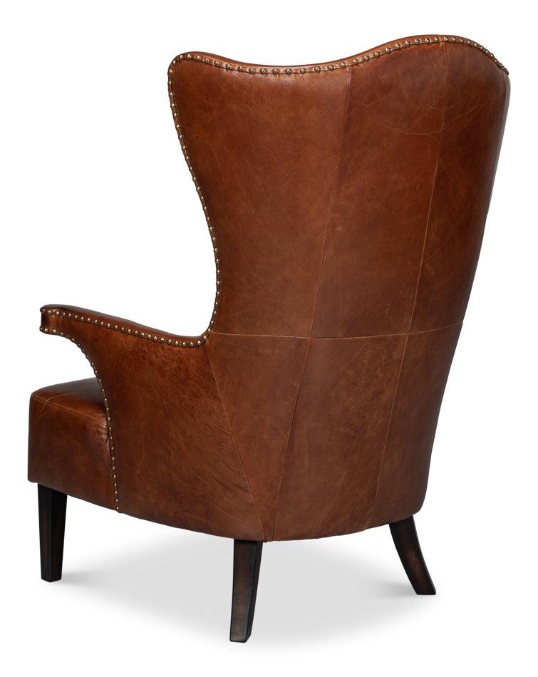Drake Distilled Leather Chair - Image 6