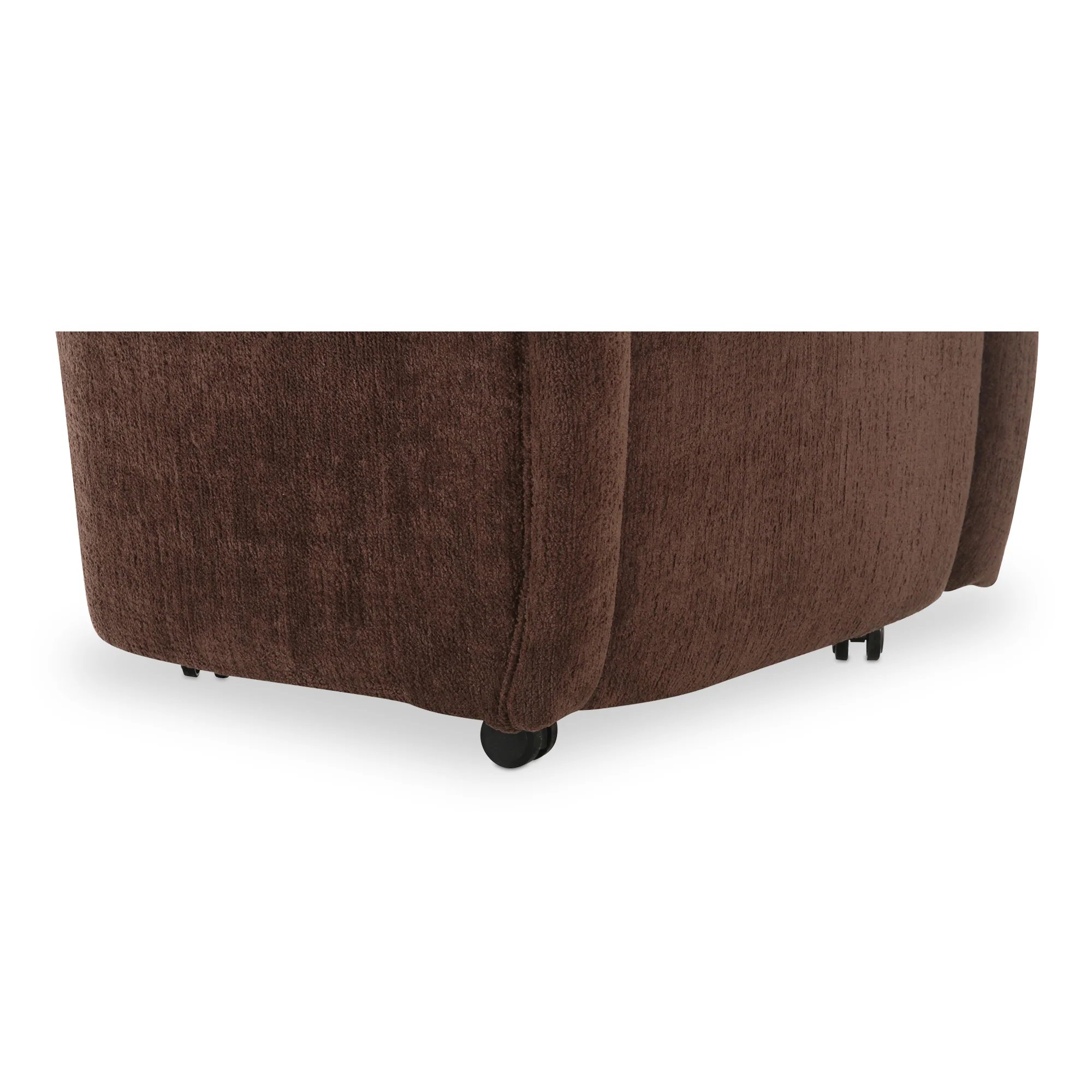 Drava Rolling Dining Chair Dark Brown - Set of 2 - Image 8
