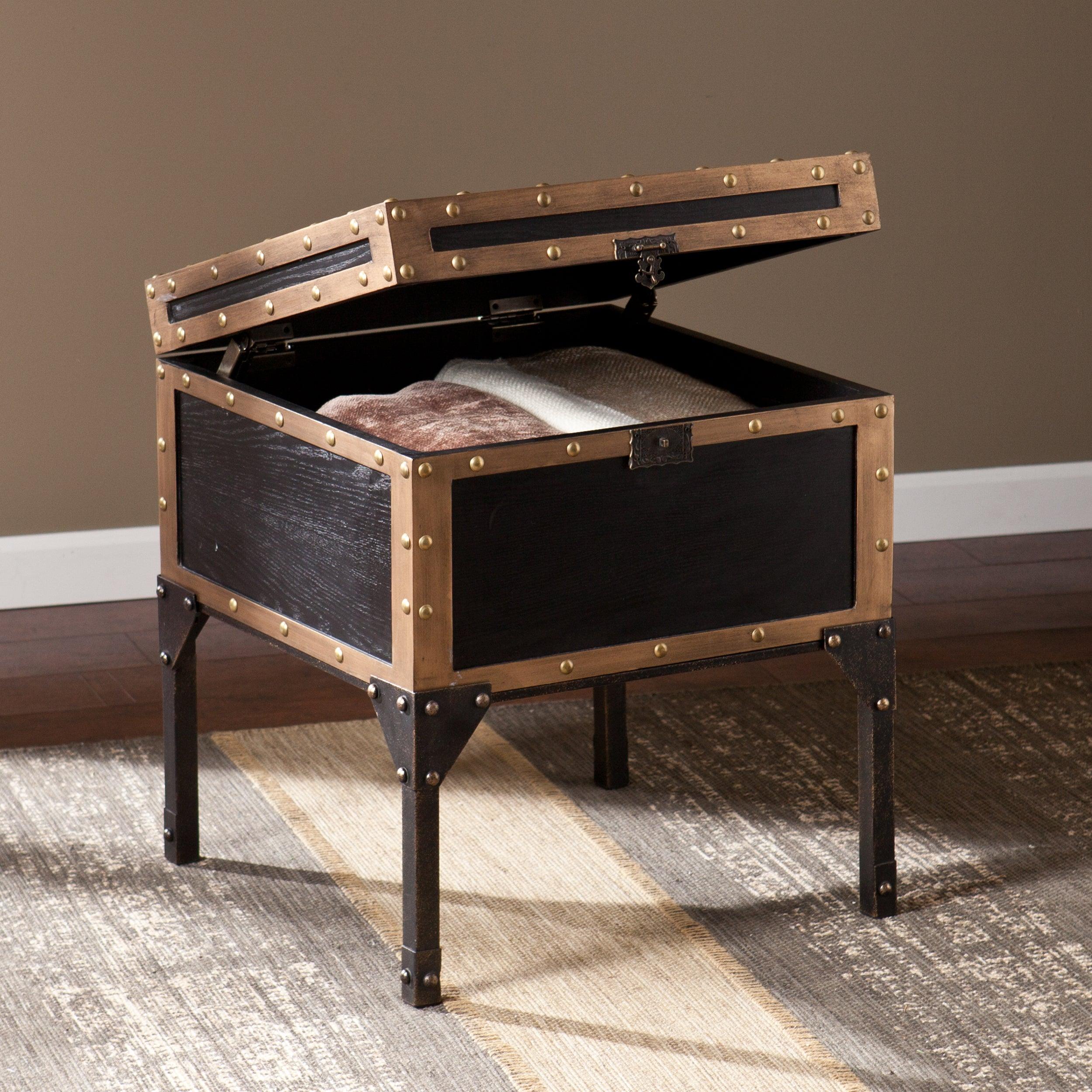 Drifton Travel Trunk End Table - Image 7