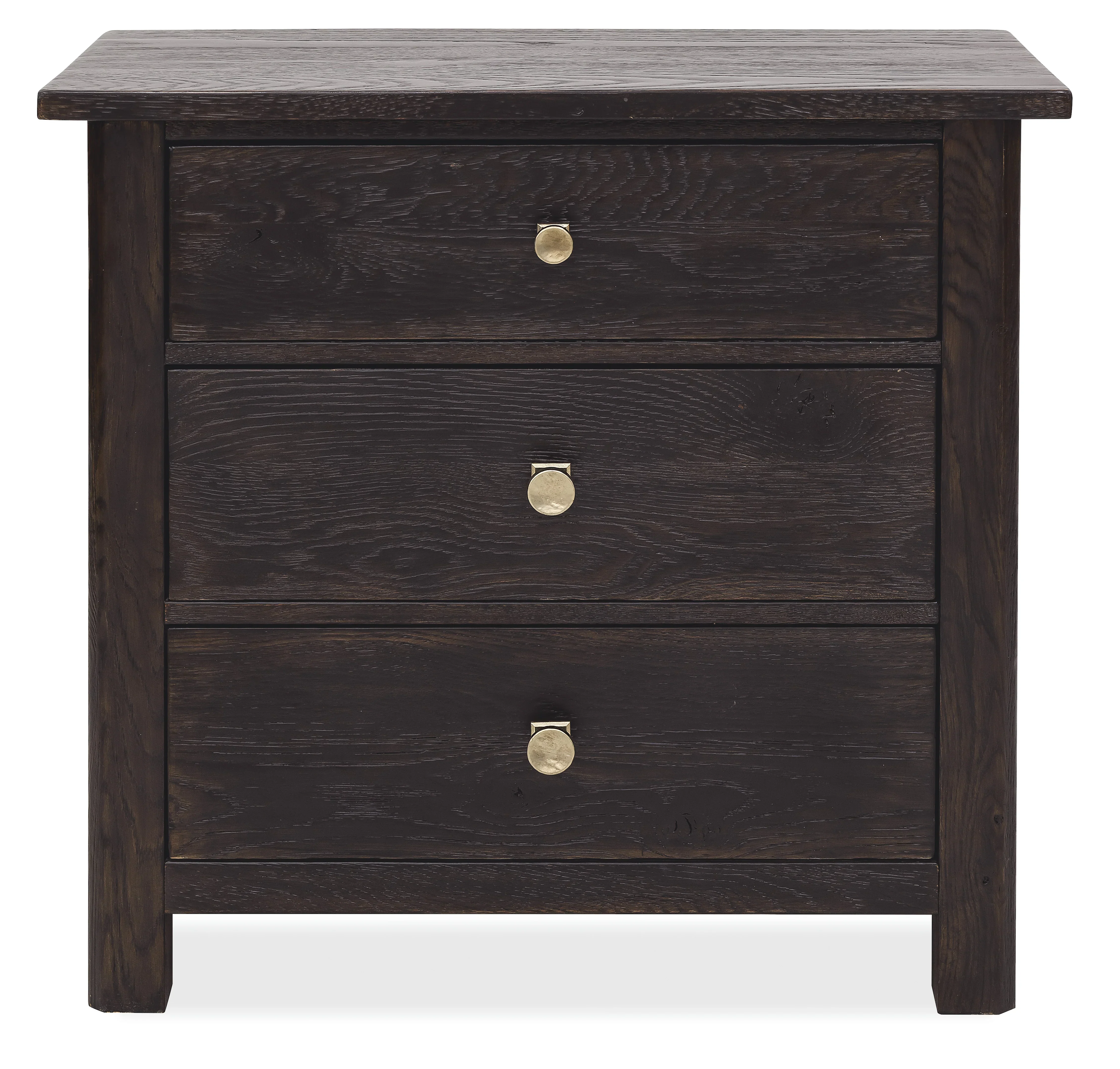 Driftwood Three-Drawer Nightstand - Image 5