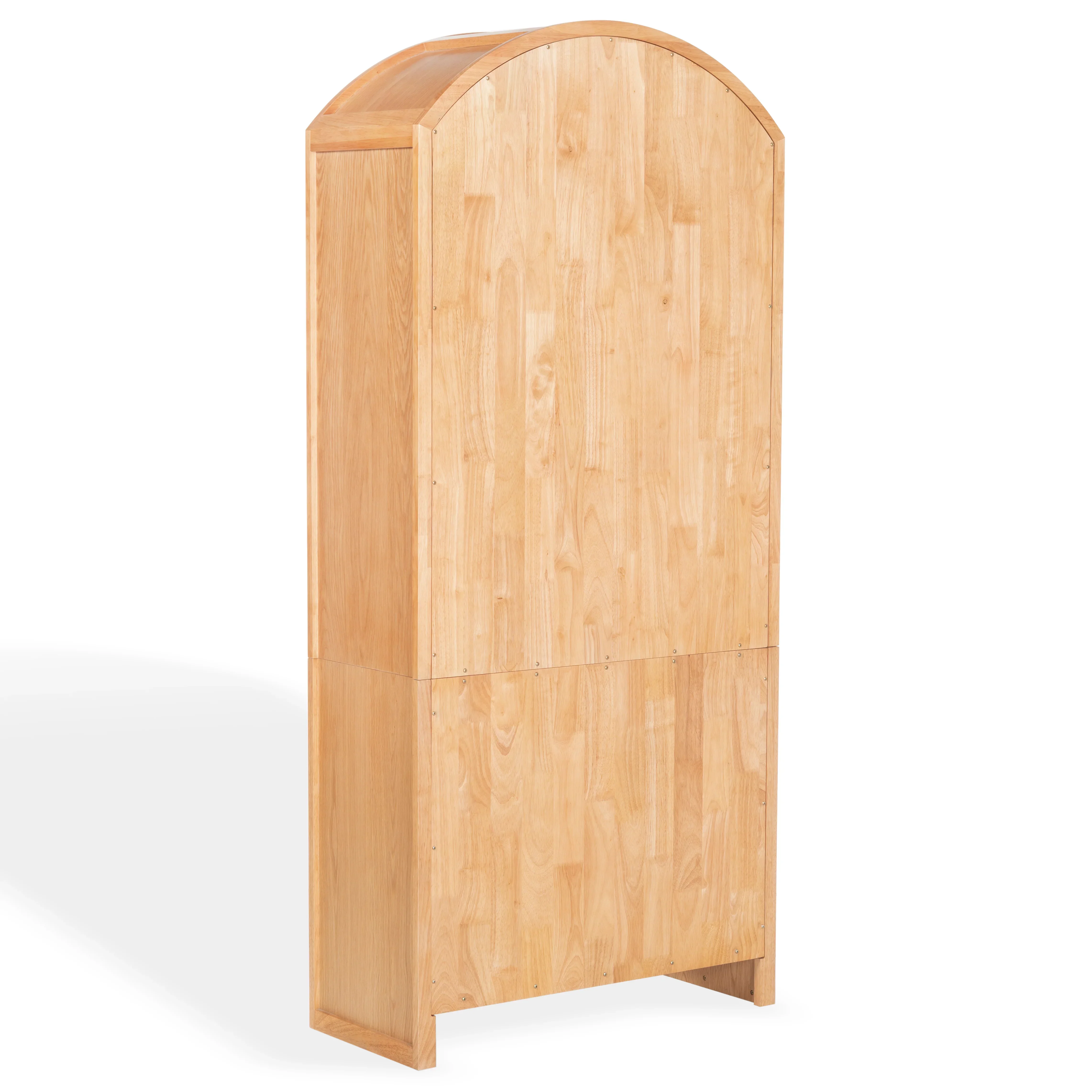 Elladora Ribbed Front Wood Bookcase - Image 20