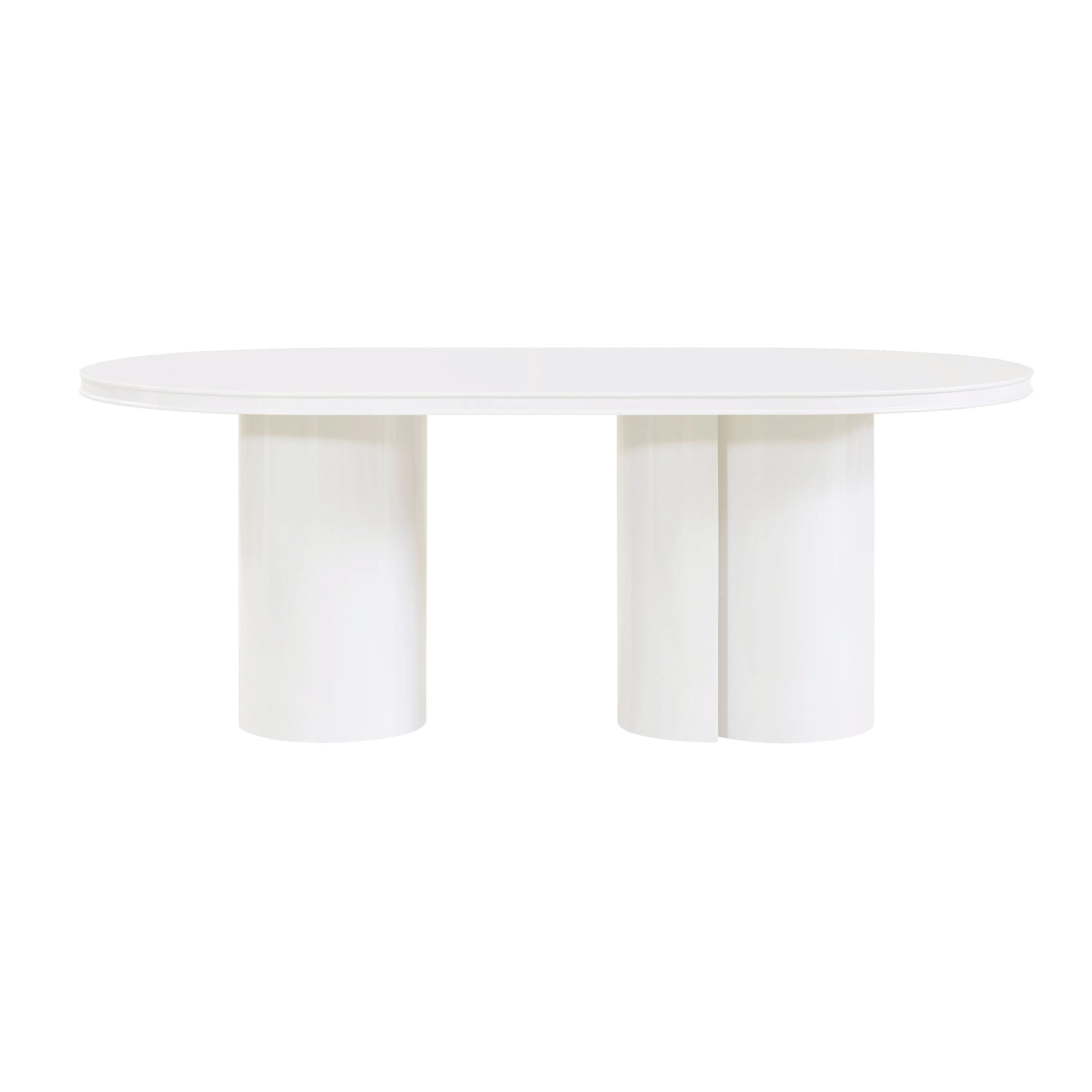 Elora 79" Lacquer Oval Dining Table