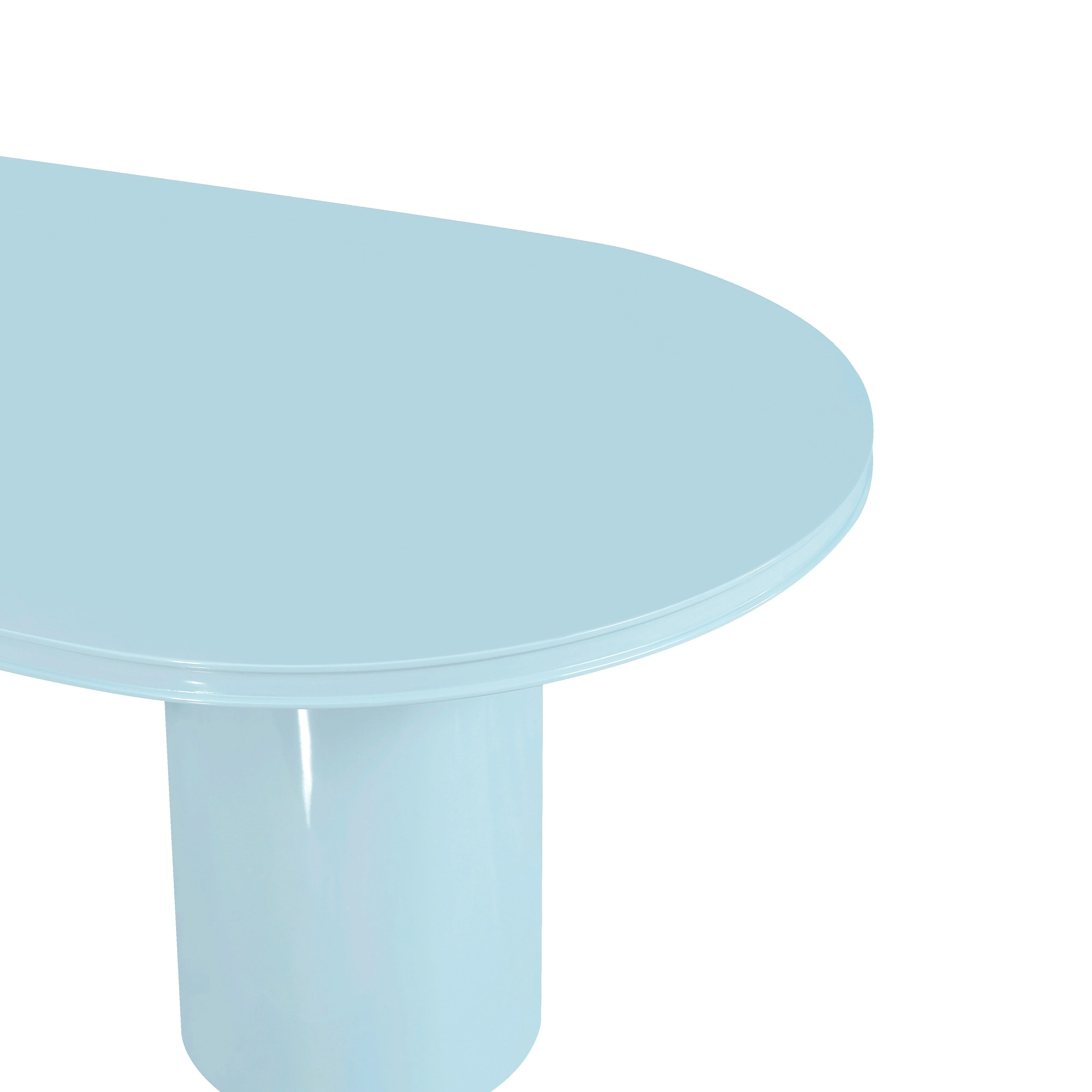 Elora 79" Lacquer Oval Dining Table - Image 11