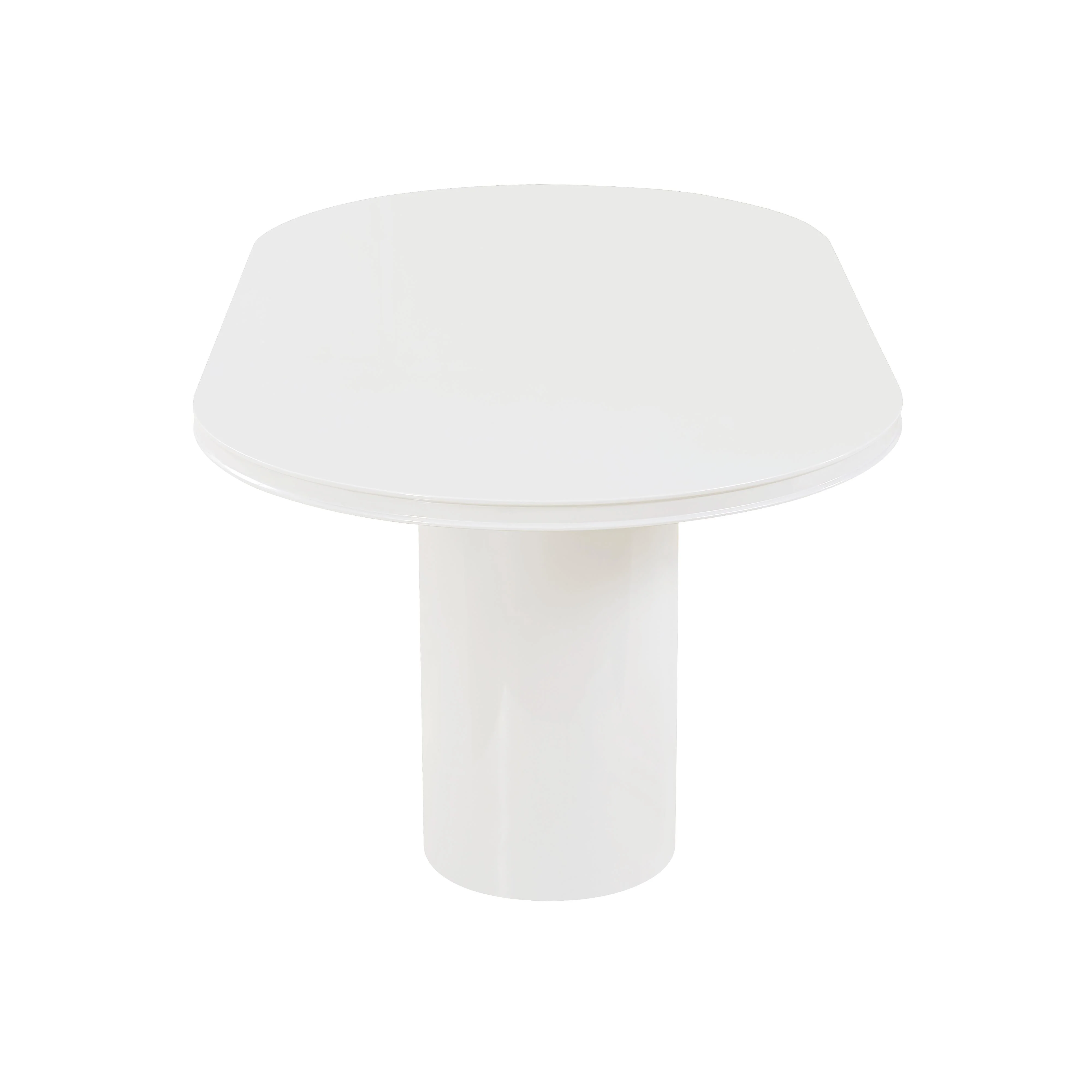 Elora 79" Lacquer Oval Dining Table - Image 4