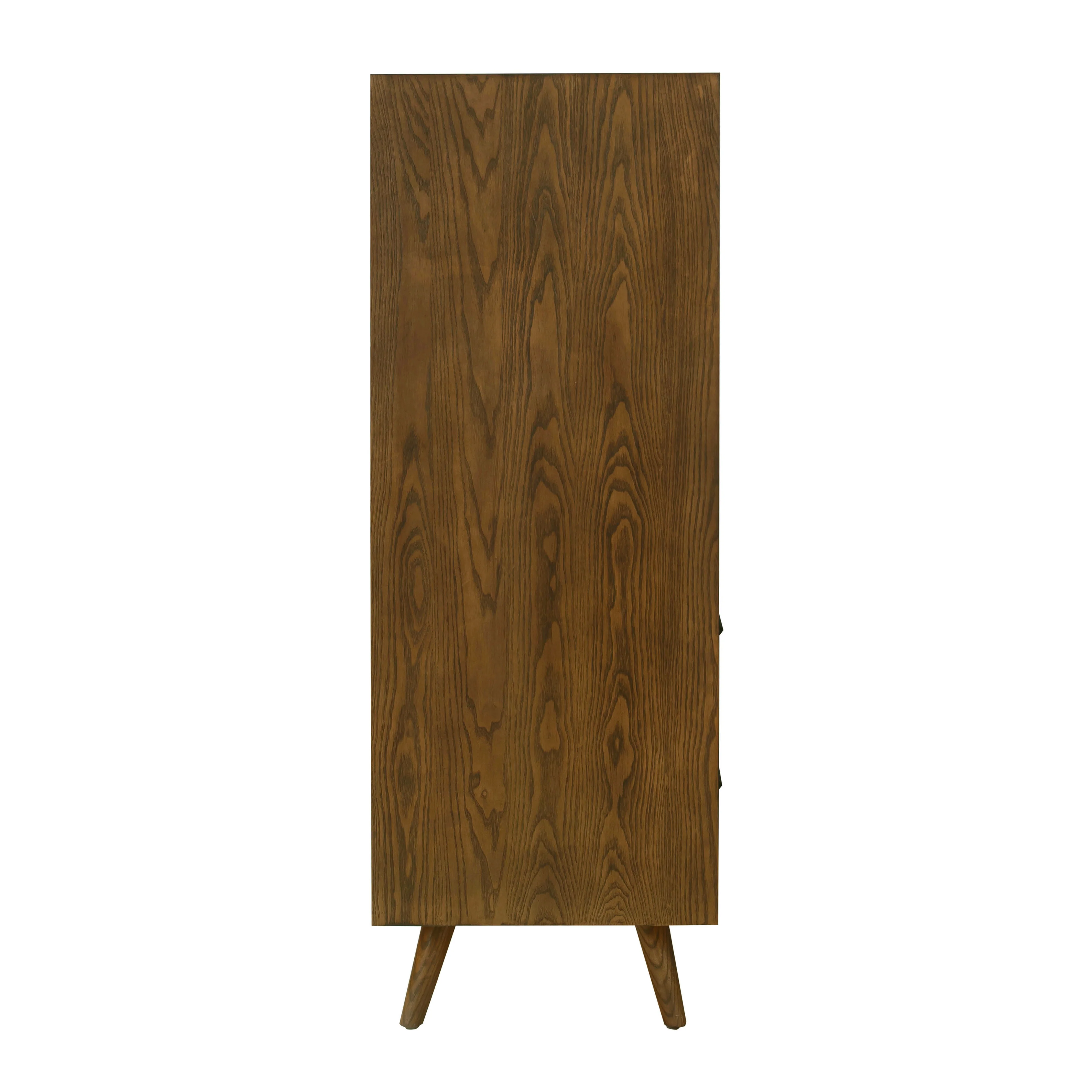 Emery 33" Walnut 5-Drawer Chest - Image 4