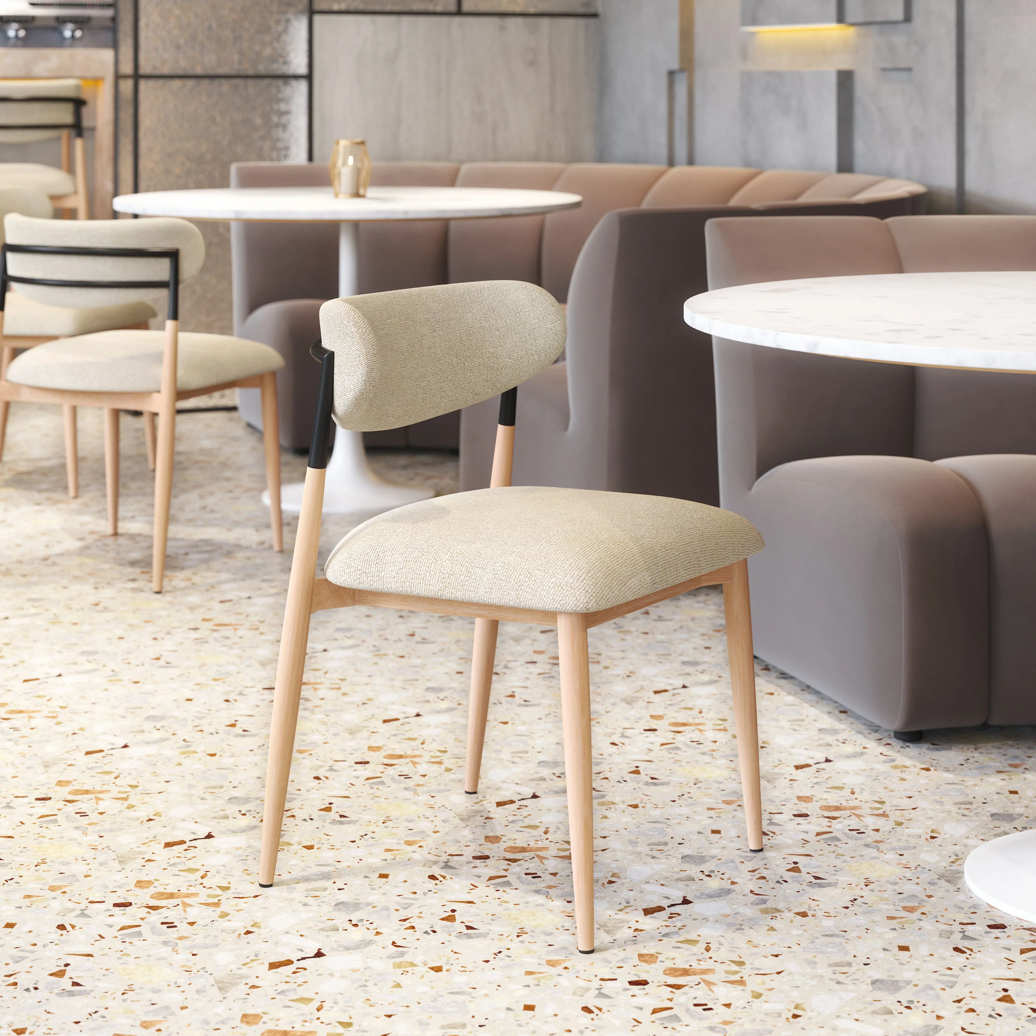 Equinox Armless Dining Chair (Set of 2) - Image 2